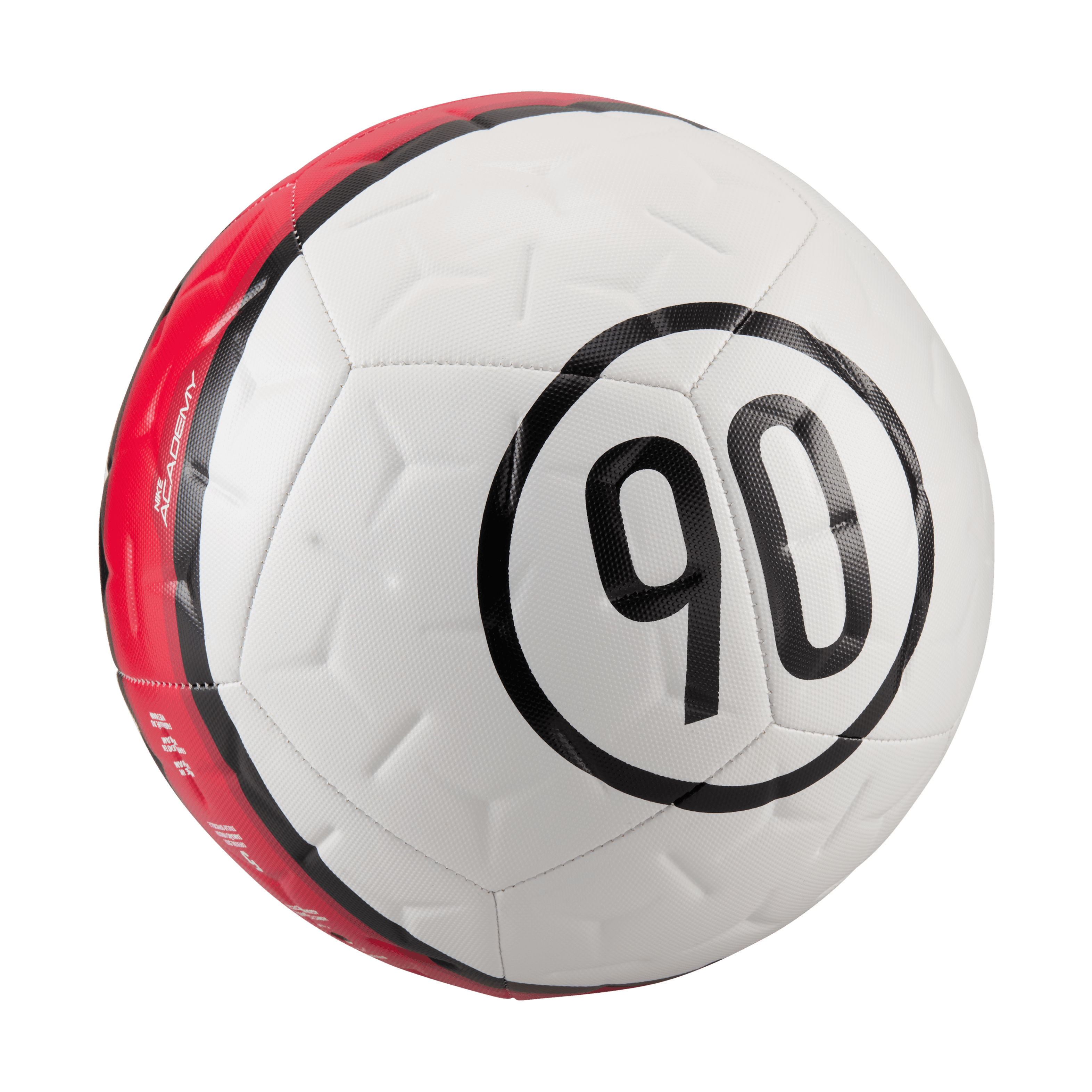 Nike Academy T90 Soccer Ball- White/black/red/black
