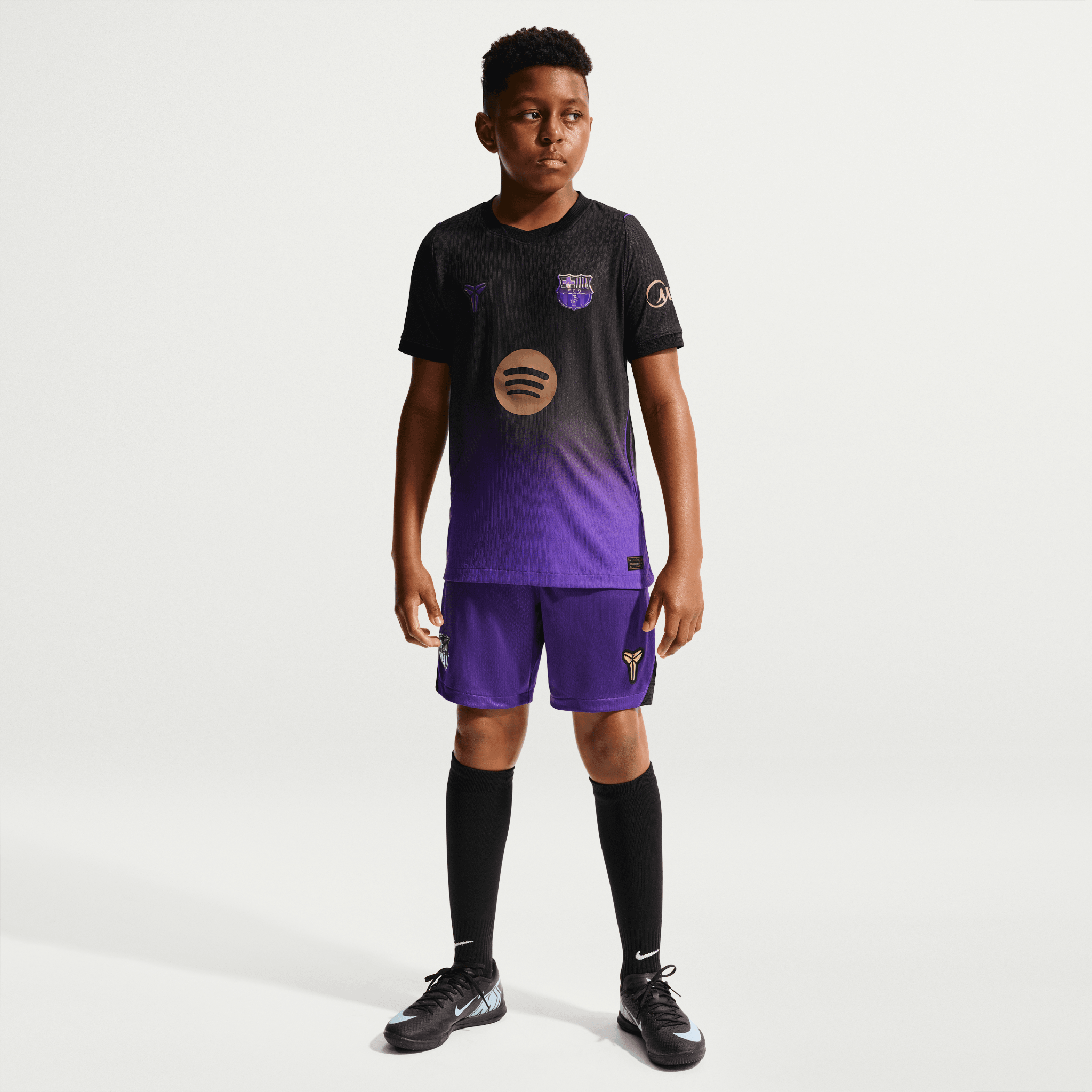 Nike Youth FC Barcelona Kobe Aero-FIT Authentic Match Away Jersey 26/27 - youth model front