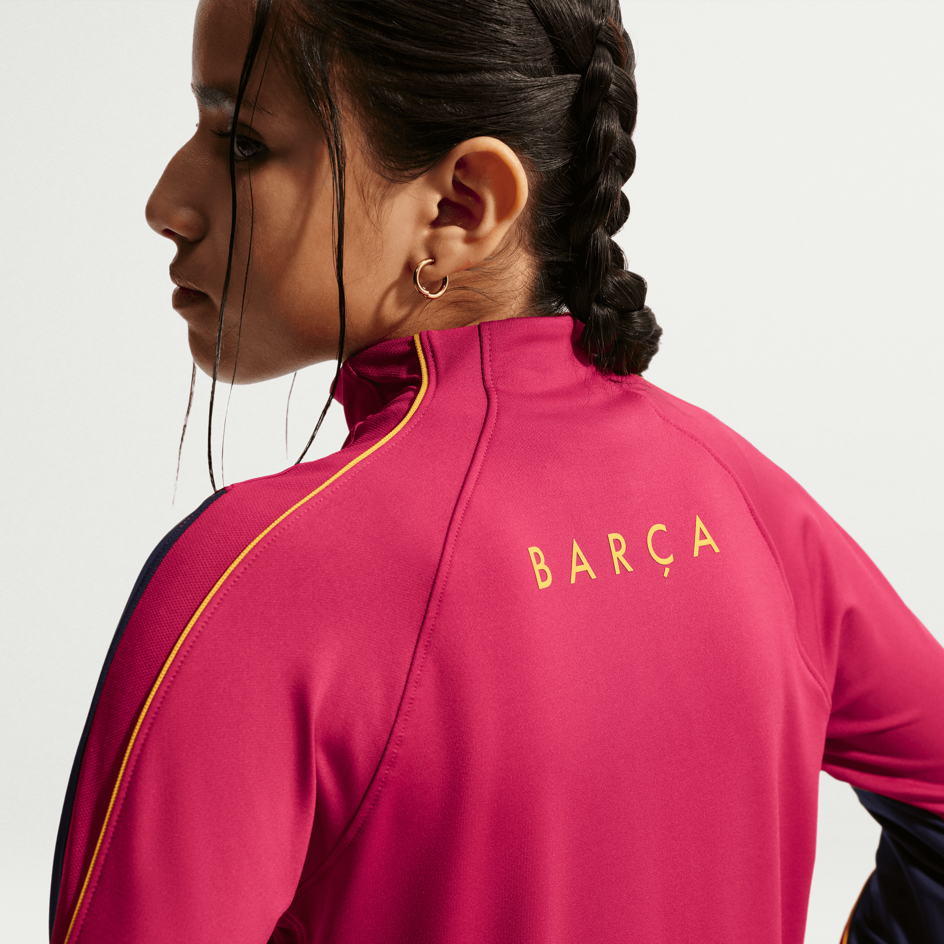 Nike FC Barcelona Strike Big Kids' Dri-FIT Soccer Knit Drill Top