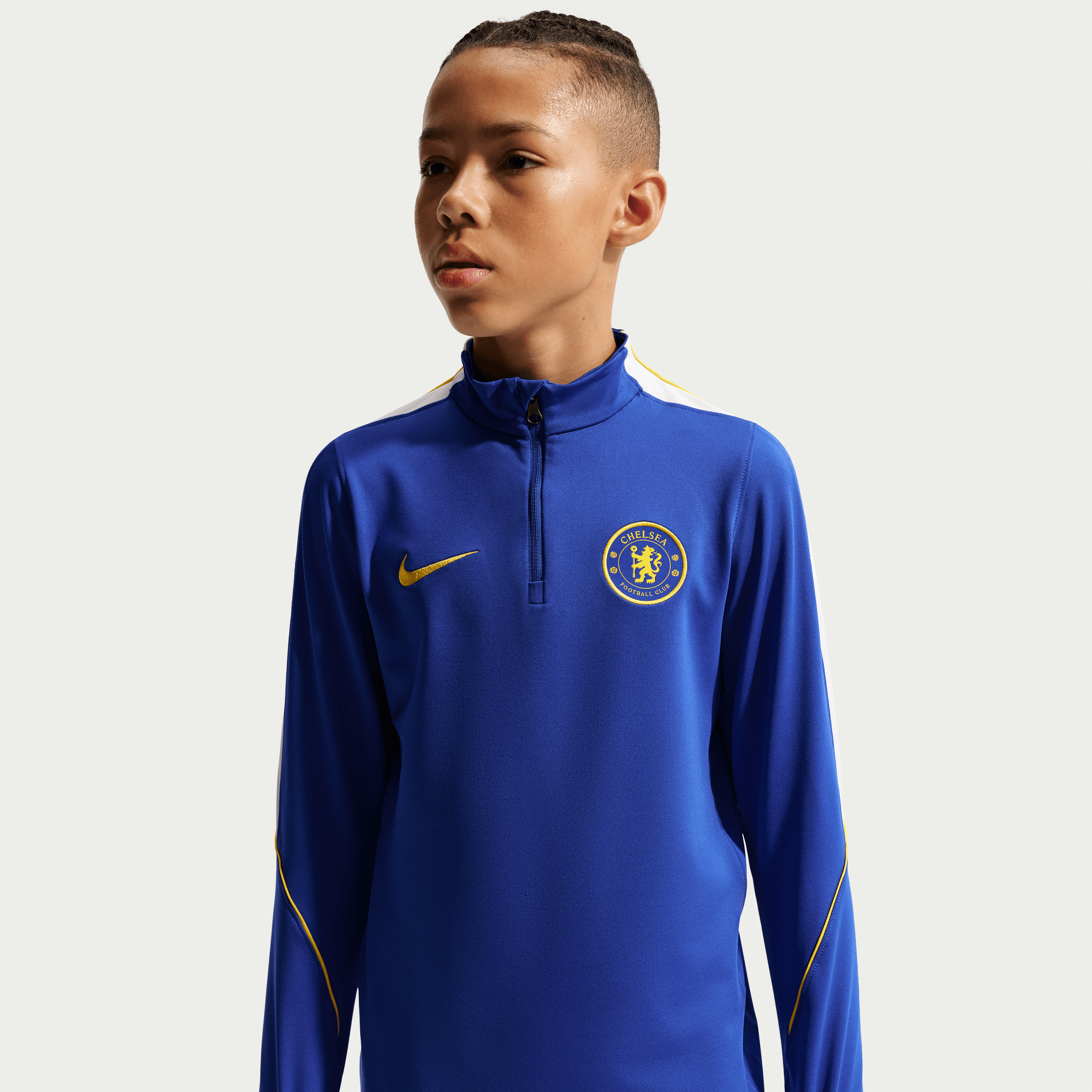 Nike Youth Chelsea Strike Big Kids'  Dri-FIT Soccer Knit Drill Top