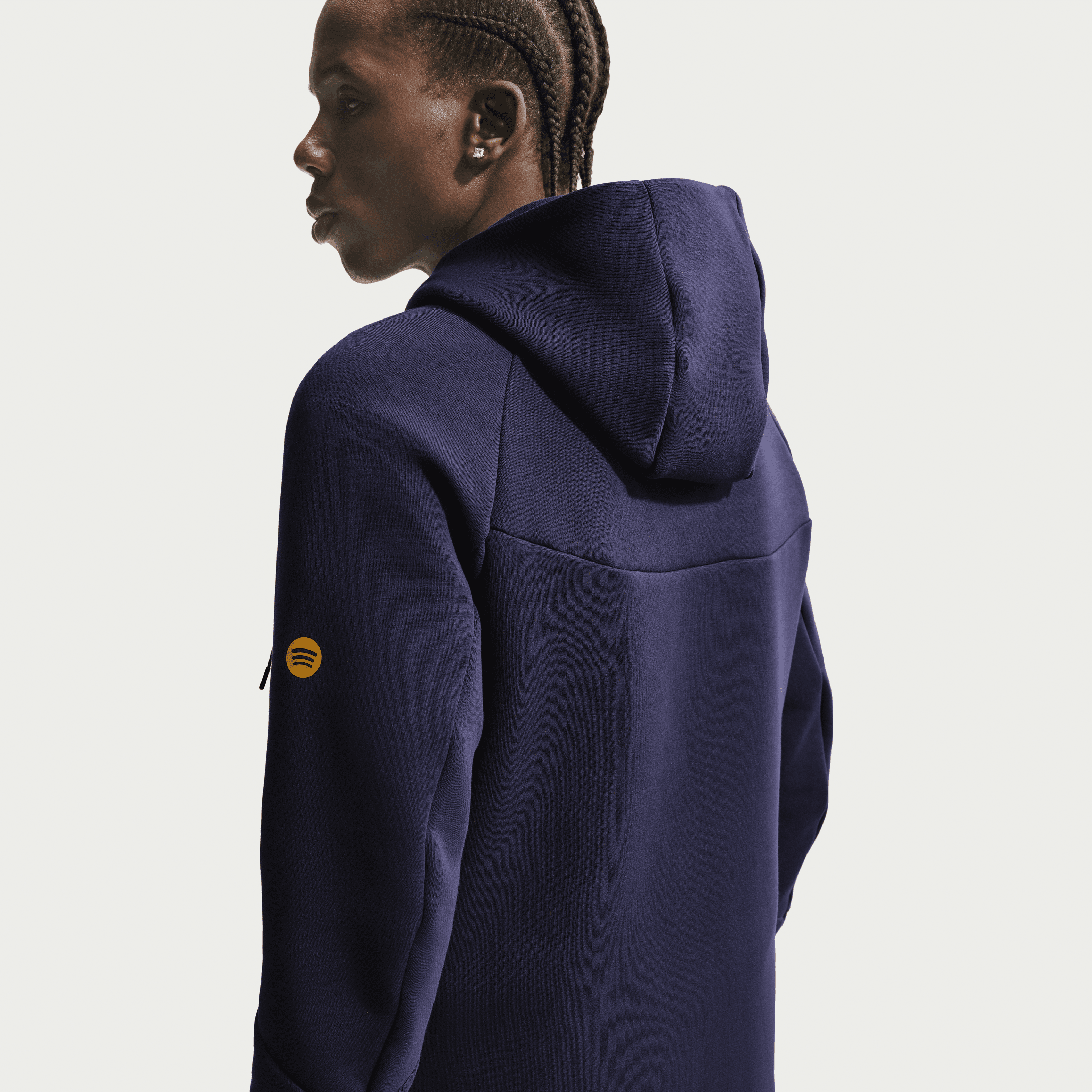 Nike FC Barcelona Tech Fleece Windrunner Soccer Full-Zip Hoodie