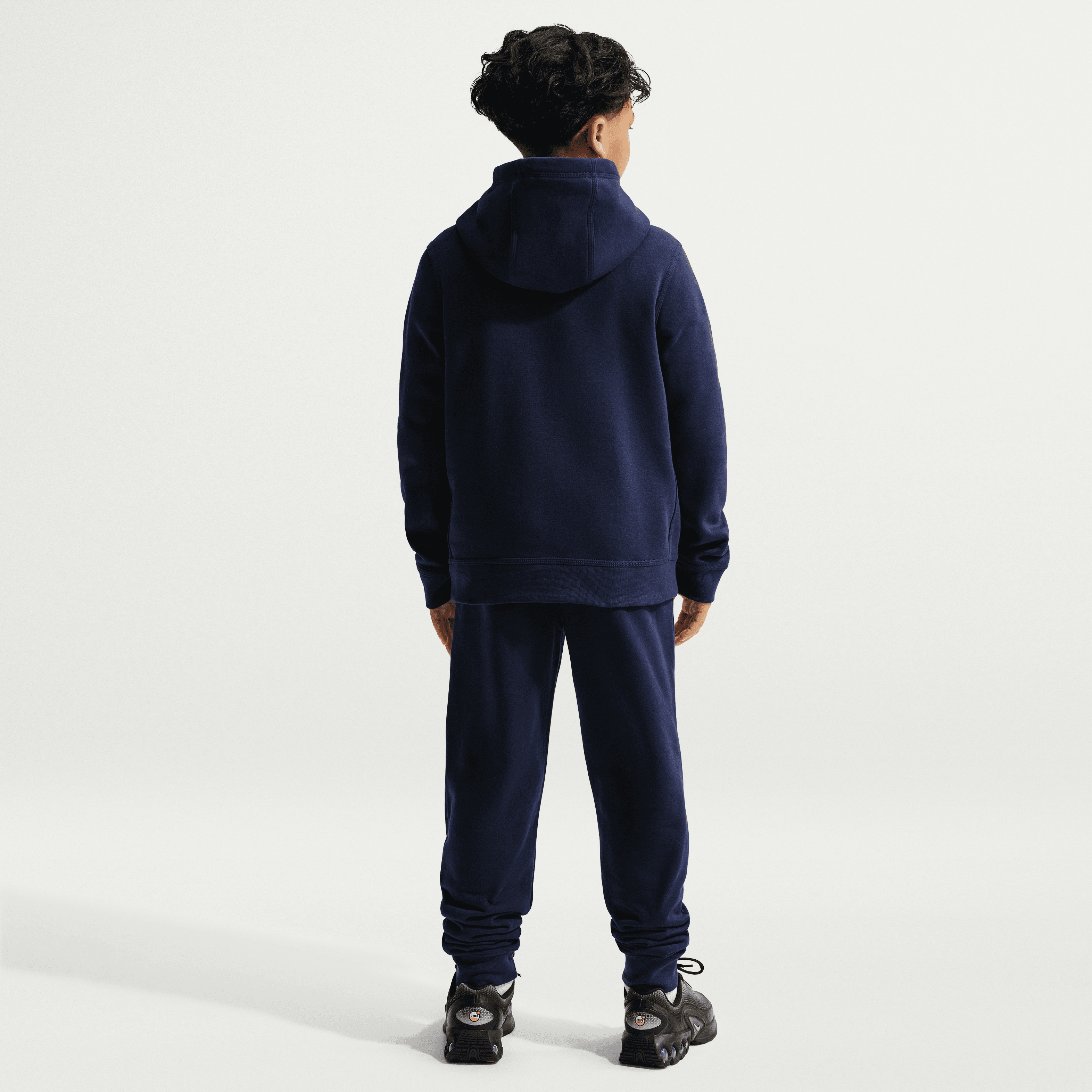 Nike FC Barcelona Club Big Kids' (Boys')  Soccer Pullover Hoodie