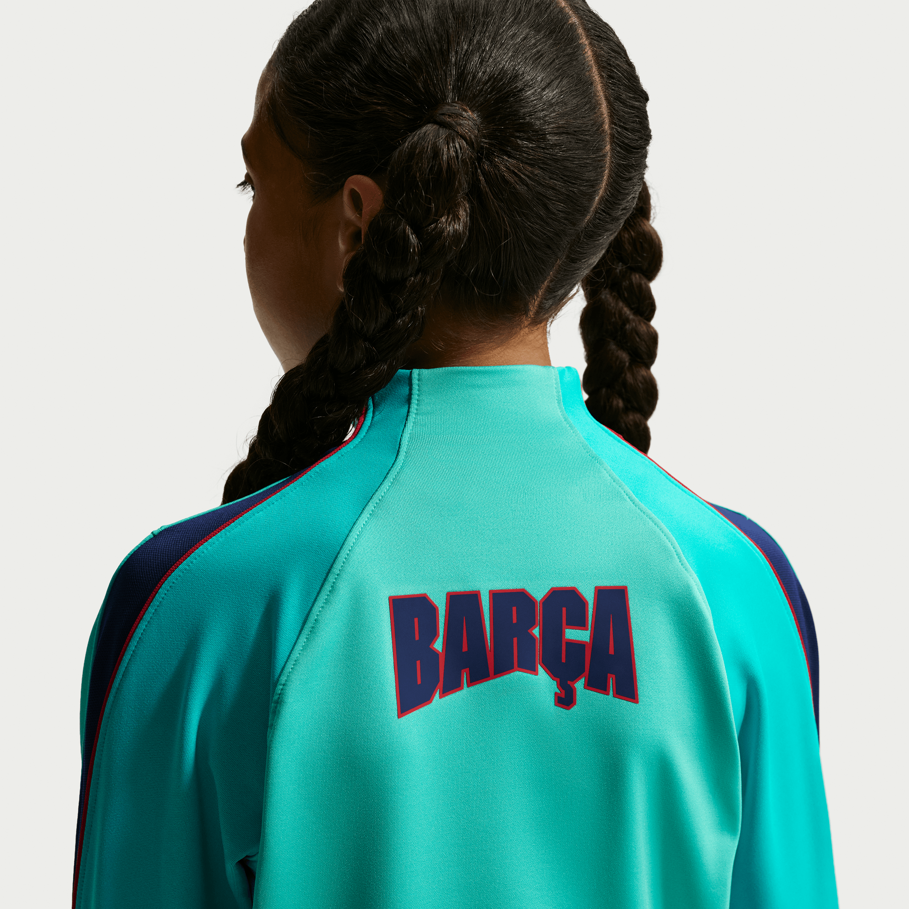 Nike Youth FC Barcelona Strike Third Big Kids' Dri-FIT Soccer Knit Drill Top