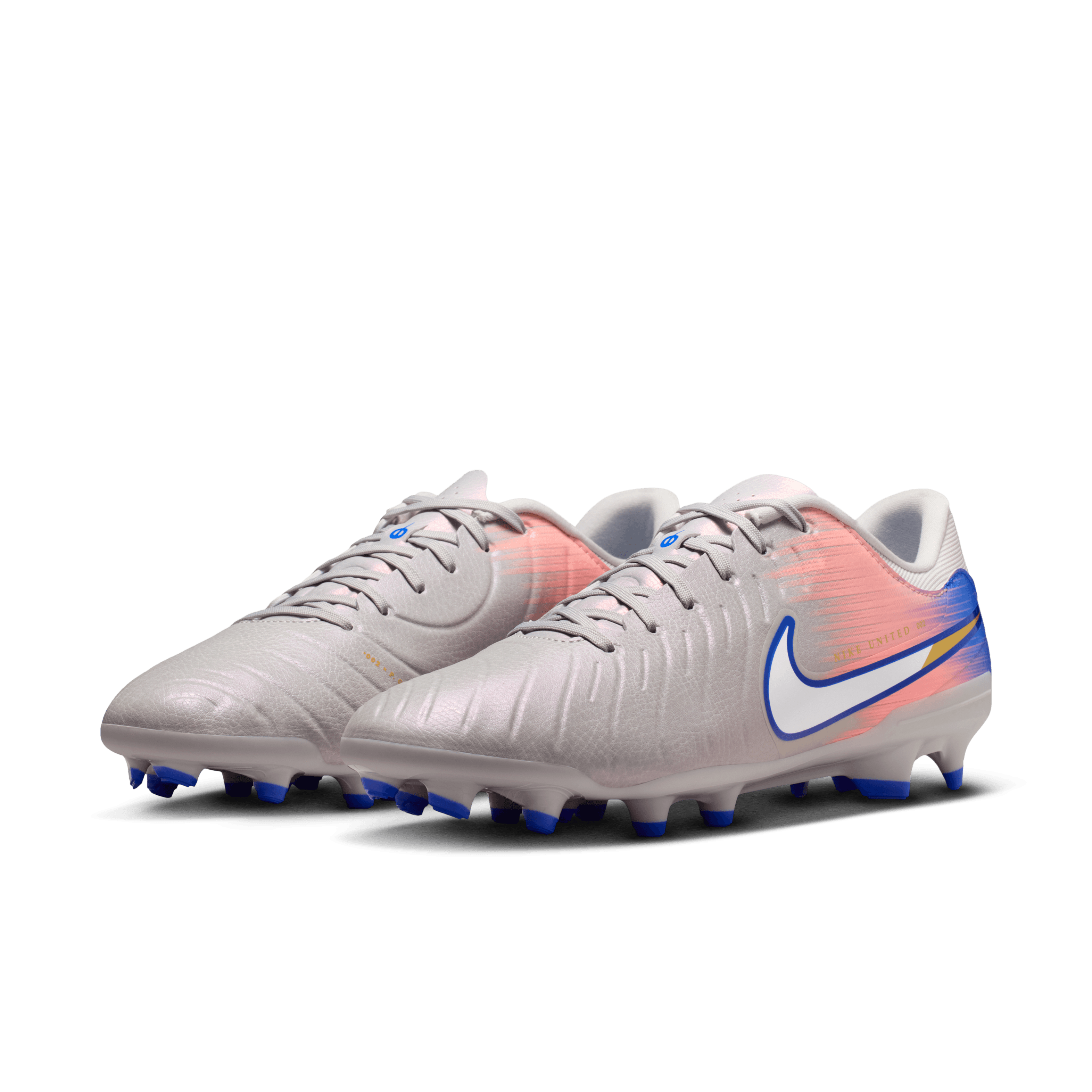 Nike United Tiempo Legend 10 Academy FG- Vast Grey/racer Blue