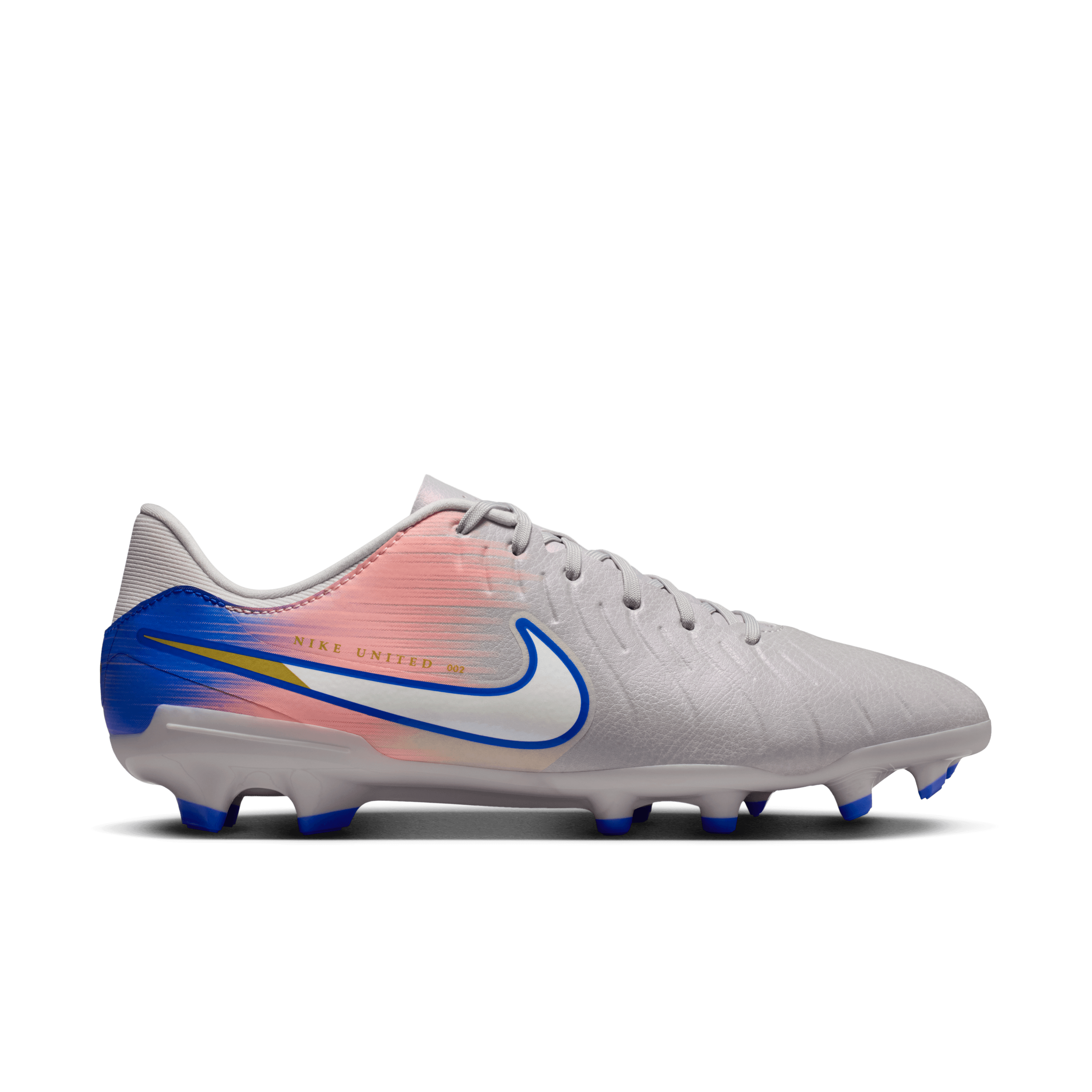 Nike United Tiempo Legend 10 Academy FG- Vast Grey/racer Blue