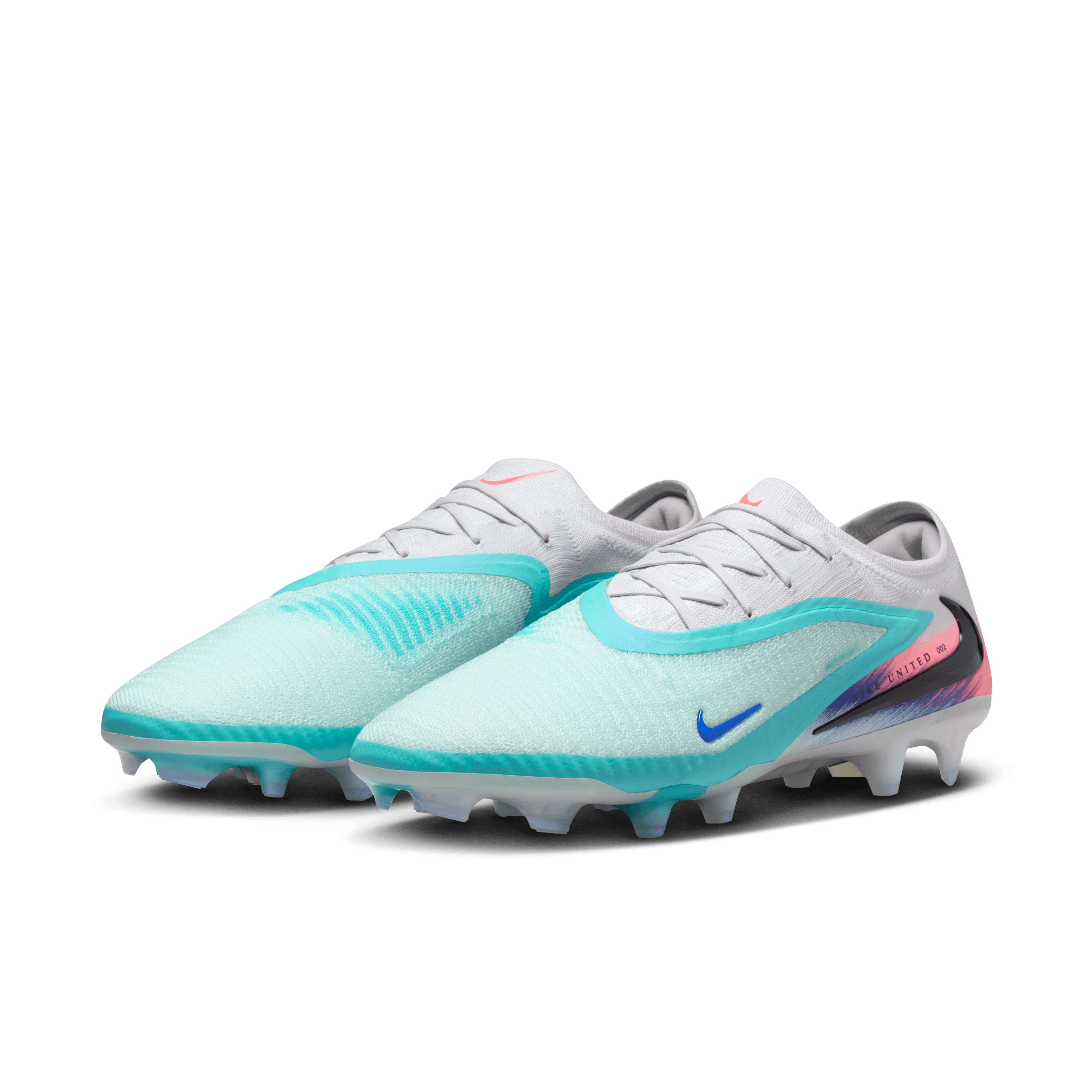 Nike United Phantom 6 Low Elite FG- Pistachio Frost/Hyper Orange