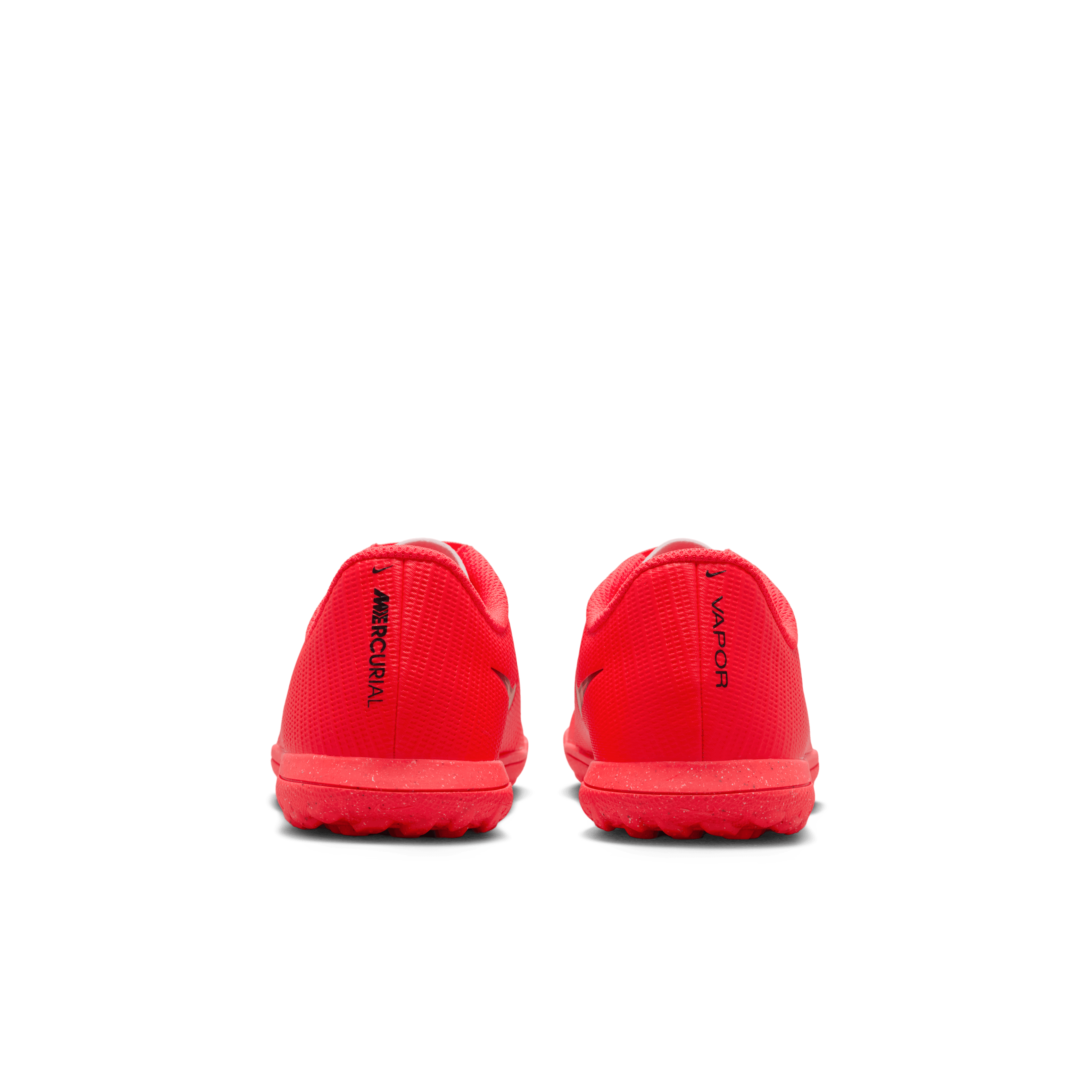 Nike Jr. Mercurial Vapor 17 Club Big Kids' Turf Low-Top Soccer Shoes- BRIGHT CRIMSON/BLUR