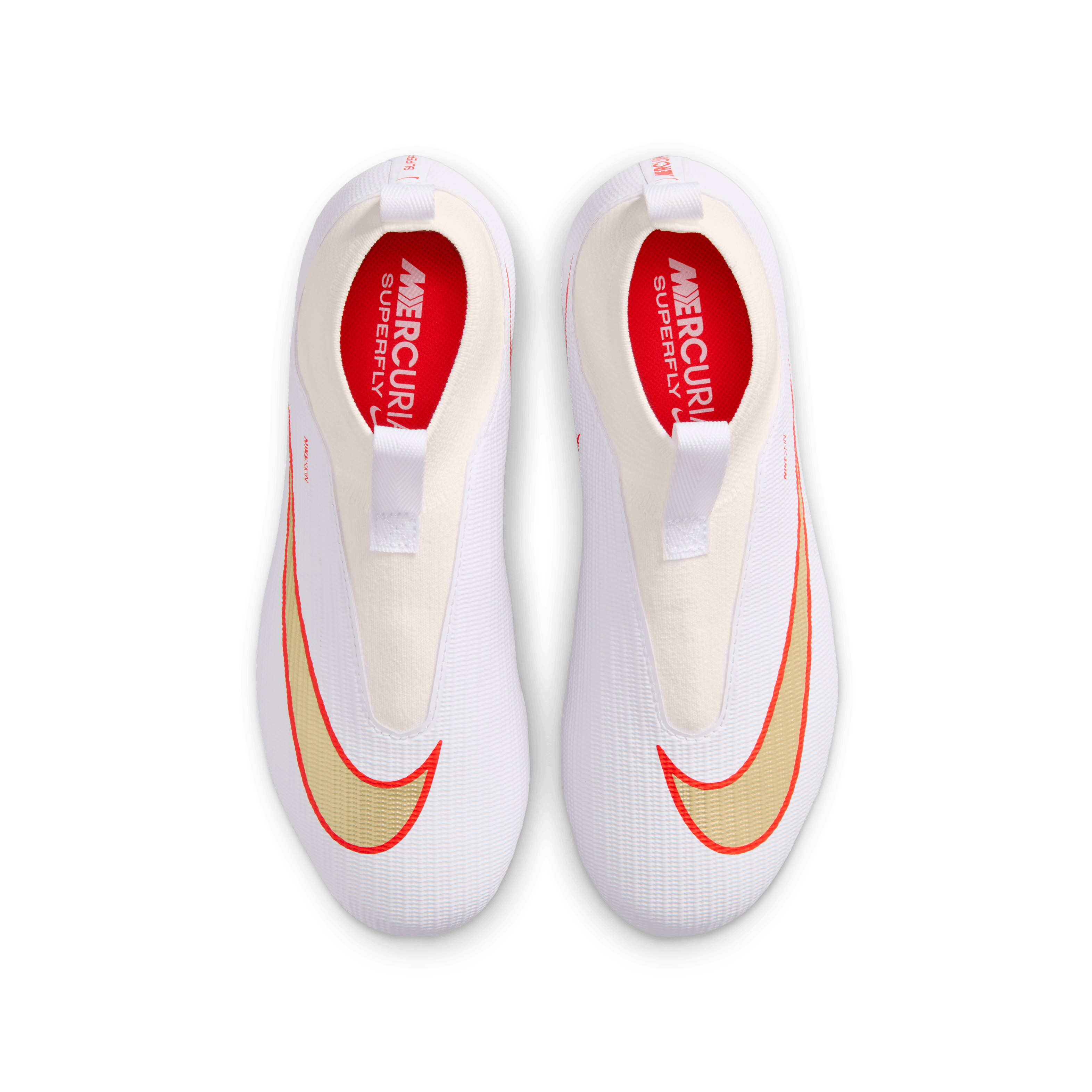 Nike Jr. Mercurial Superfly 11 Academy FG - WHITE/BLUR-BRIGHT CRIMSON