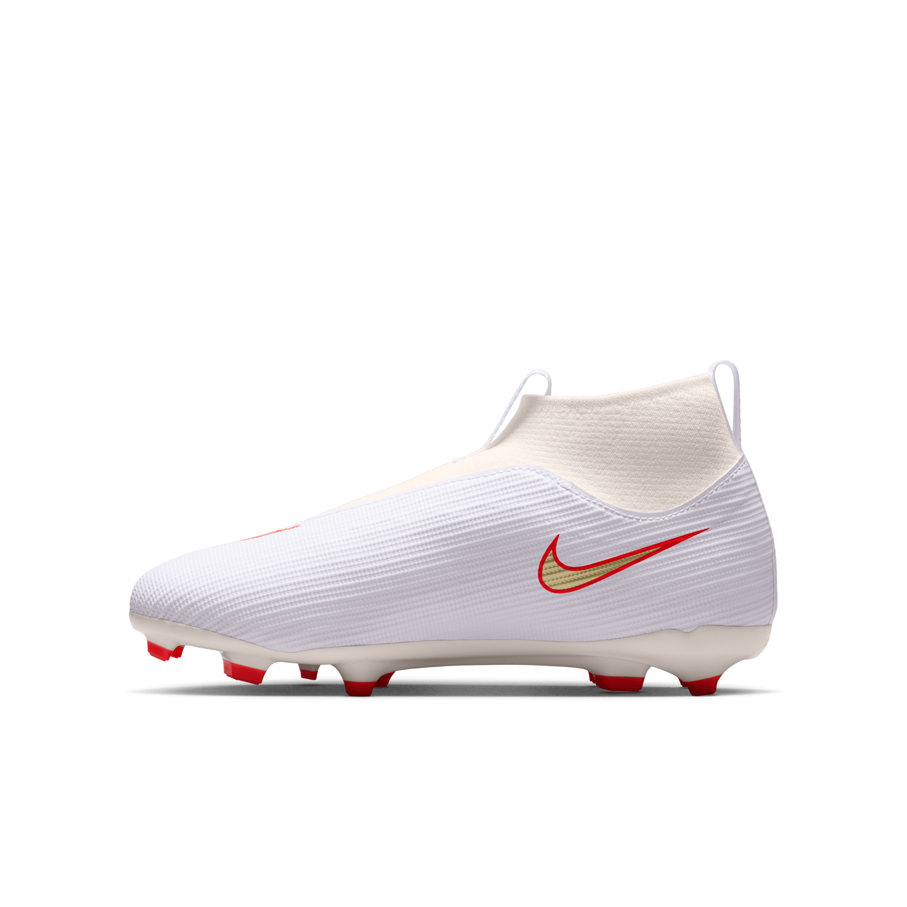 Nike Jr. Mercurial Superfly 11 Academy FG - WHITE/BLUR-BRIGHT CRIMSON