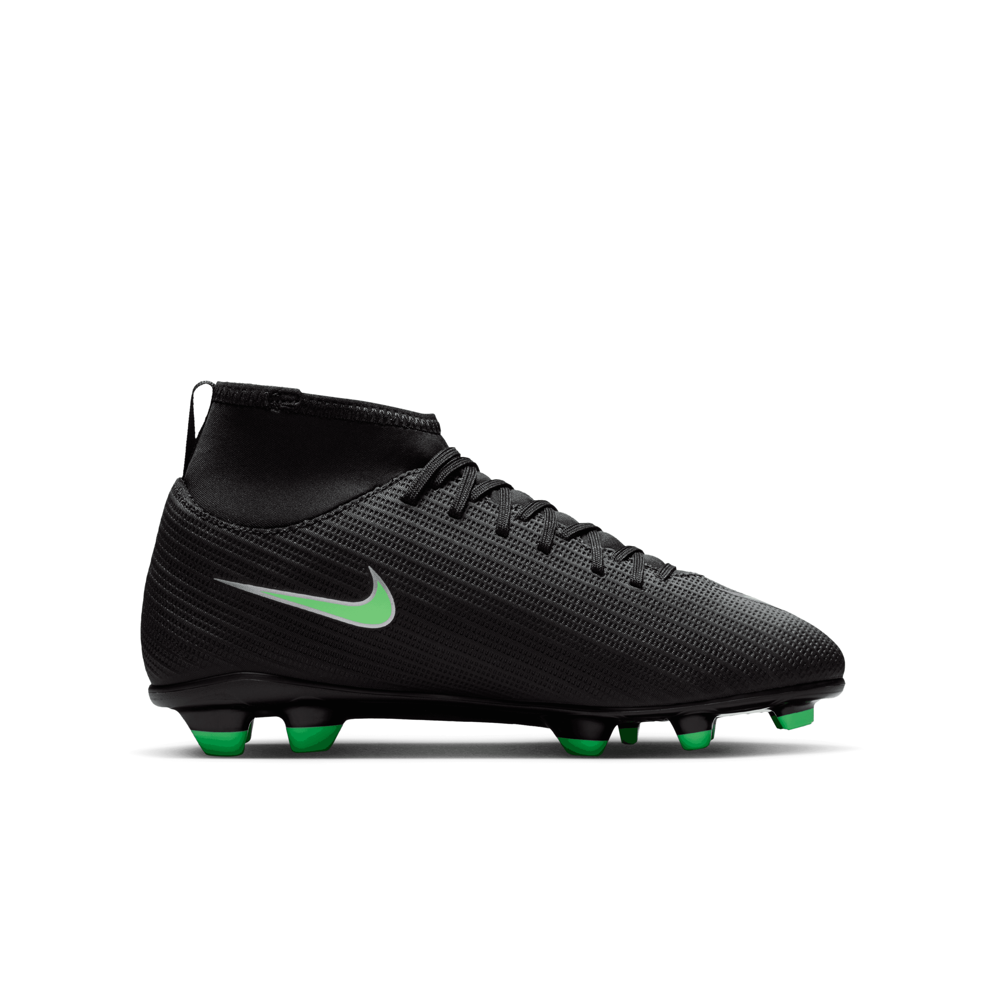 Nike Jr. Mercurial Superfly 11 Club FG - black/illusion GREEN-BLACK NOIR/VERT ILLUSION