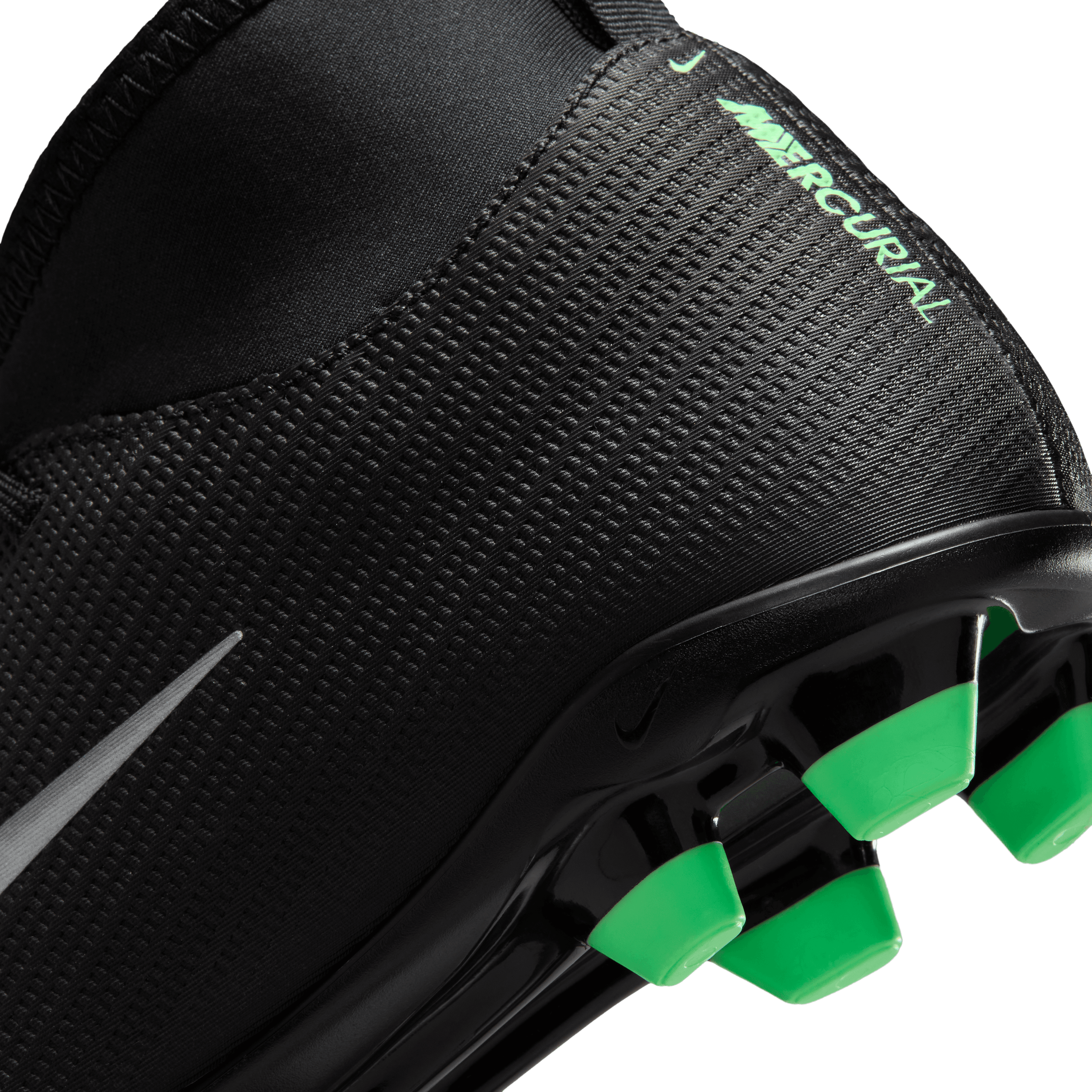 Nike Jr. Mercurial Superfly 11 Club FG - black/illusion GREEN-BLACK NOIR/VERT ILLUSION