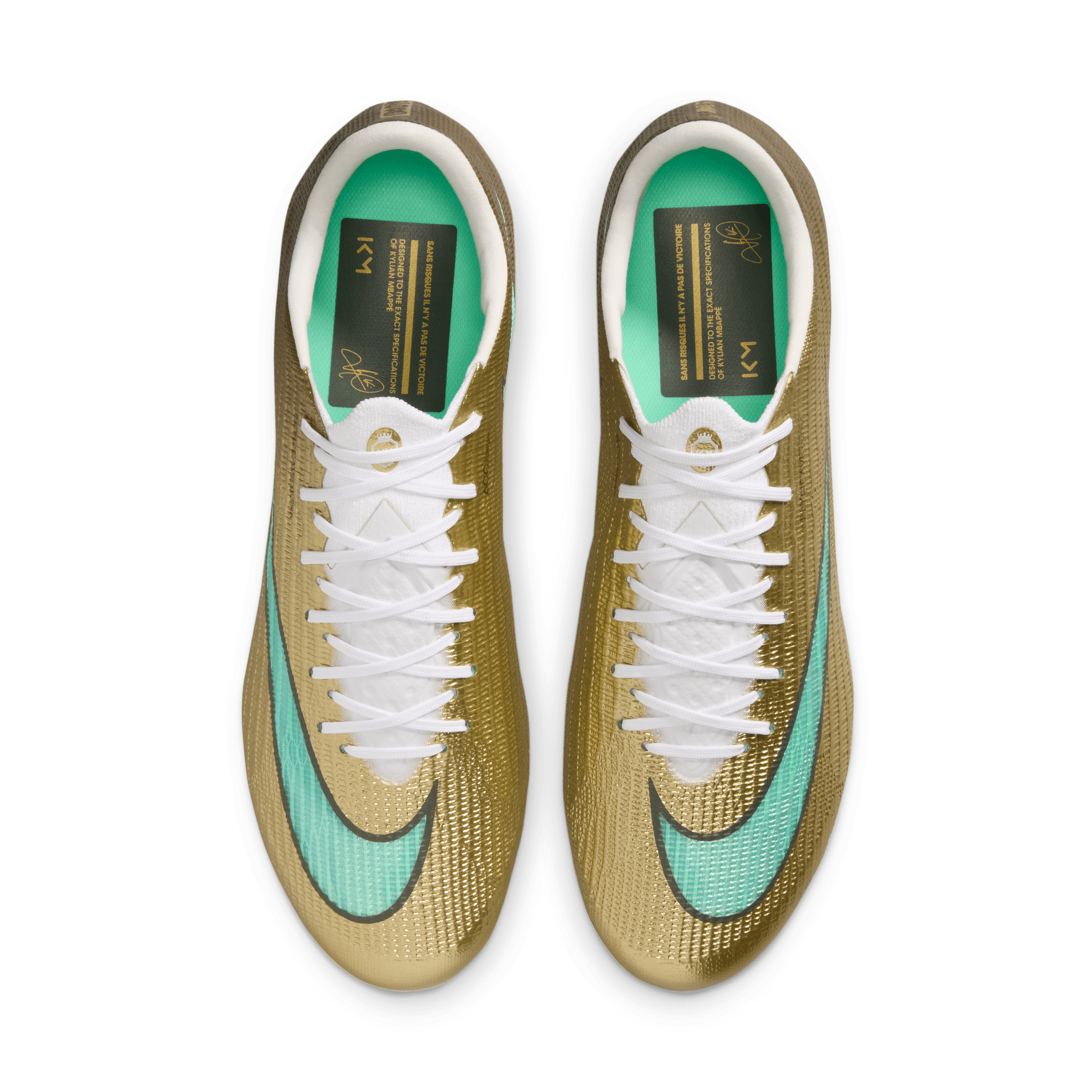 Nike Mercurial Superfly 11 Elite "Kylian Mbappé"/  Metallic Gold/Green Glow