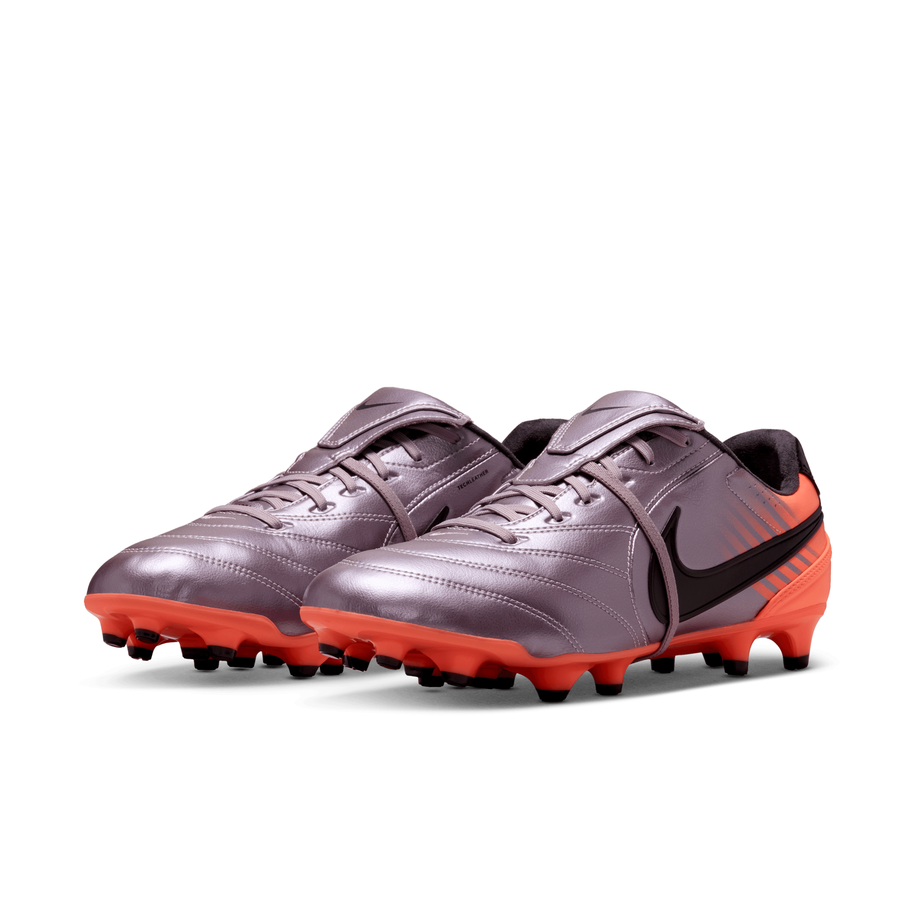 Nike Tiempo Ligera Pro FG - BLEACHED LILAC/BLACK-TOTAL ORANGE