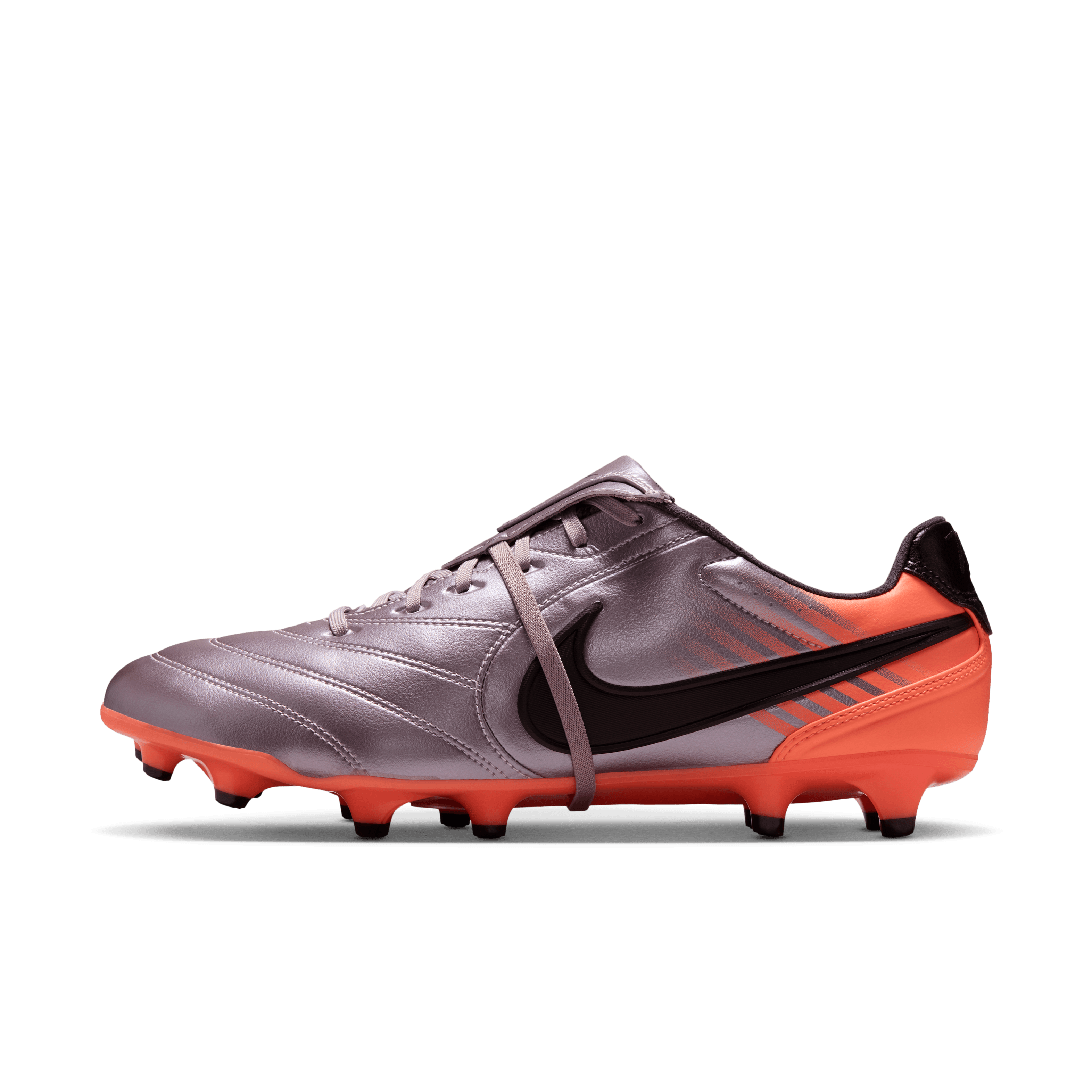 Nike Tiempo Ligera Pro FG - BLEACHED LILAC/BLACK-TOTAL ORANGE