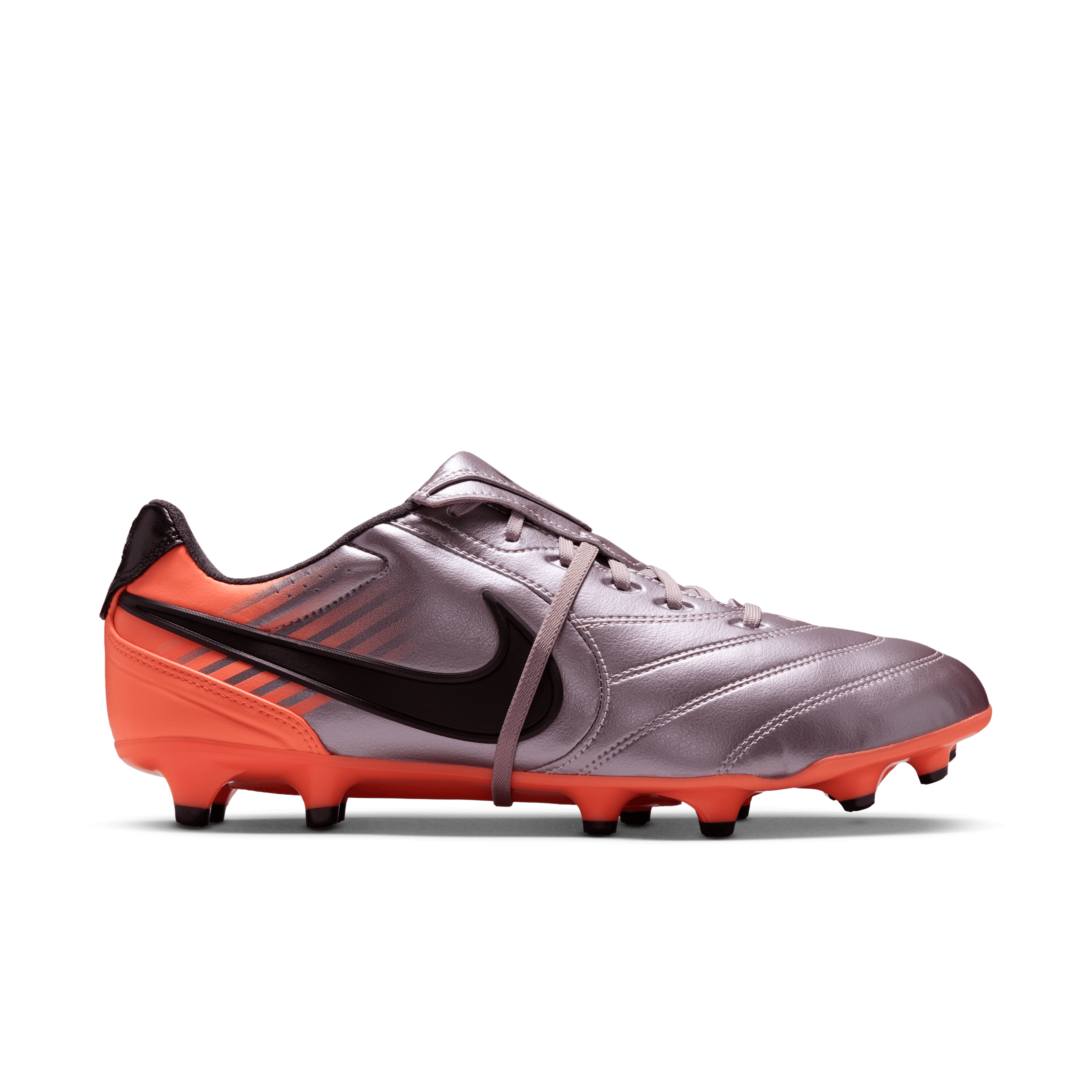 Nike Tiempo Ligera Pro FG - BLEACHED LILAC/BLACK-TOTAL ORANGE