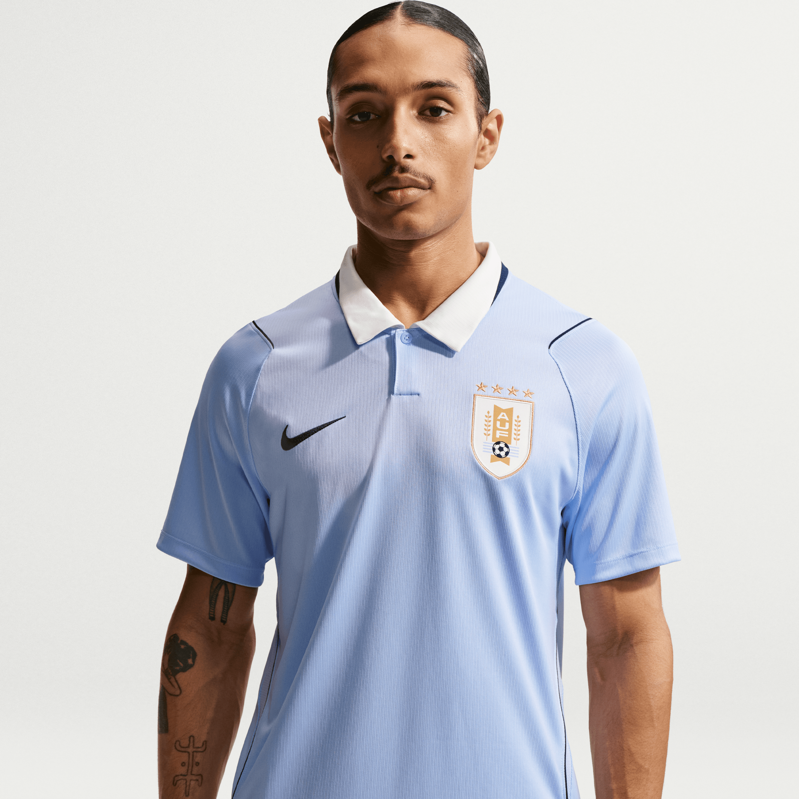 Nike Uruguay Stadium Home Men's  Dri-FIT Soccer Replica Jersey 2026