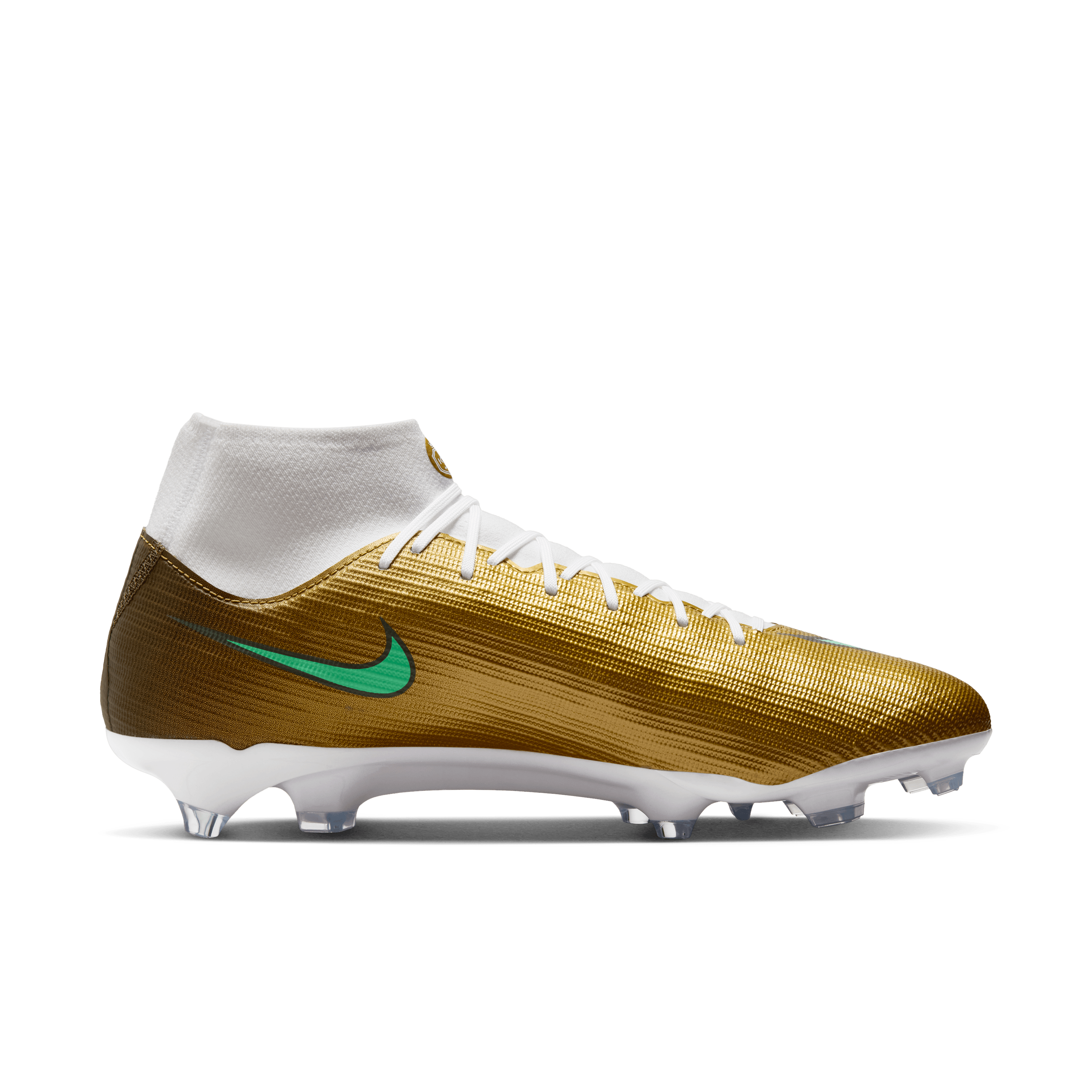 Nike Nike Mercurial Superfly 11 Academy "Kylian Mbappé" FG/MG -METALLIC GOLD/GREEN GLOW
