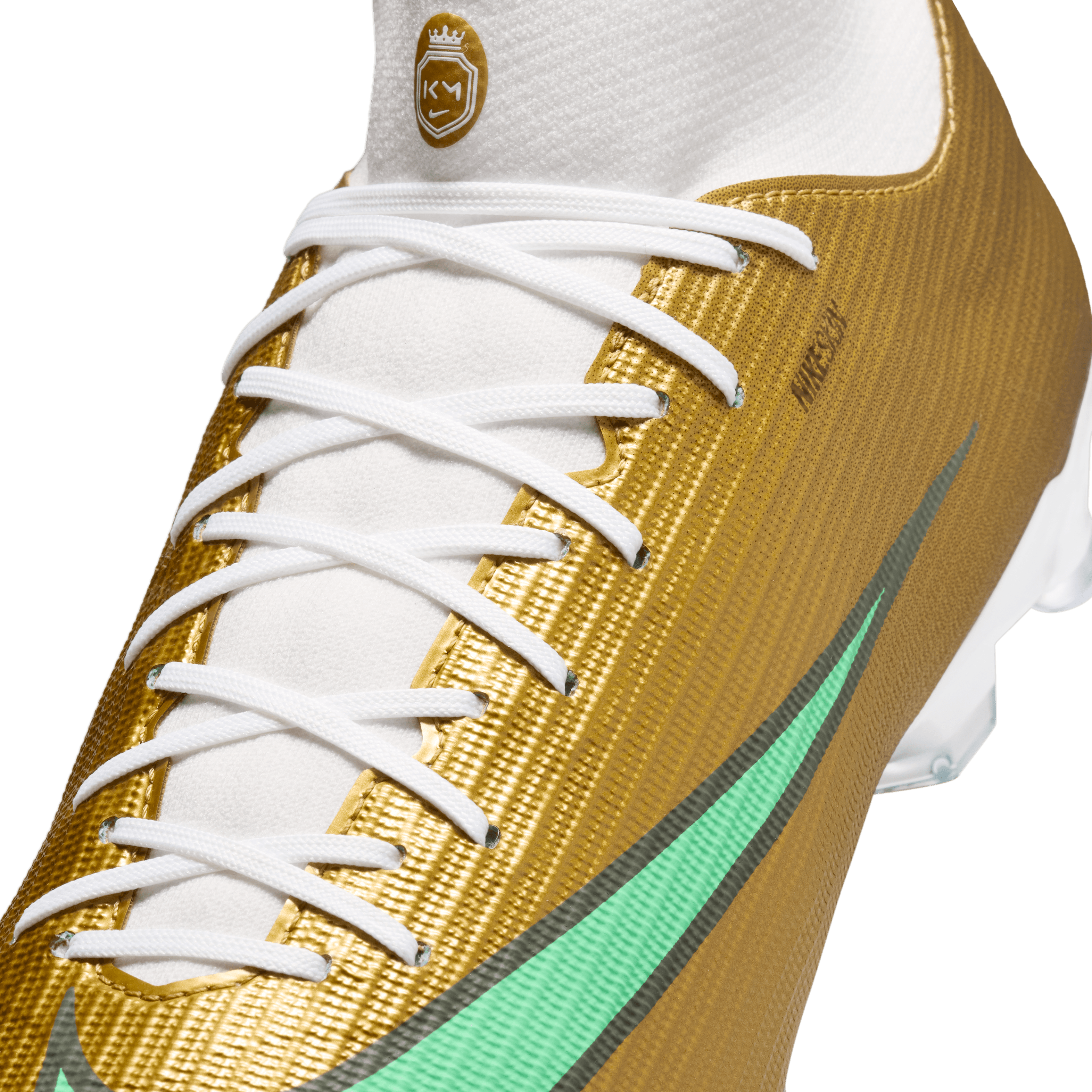 Nike Youth Mercurial Superfly 11 Academy "Kylian Mbappé" FG/MG-METALLIC GOLD/GREEN GLOW