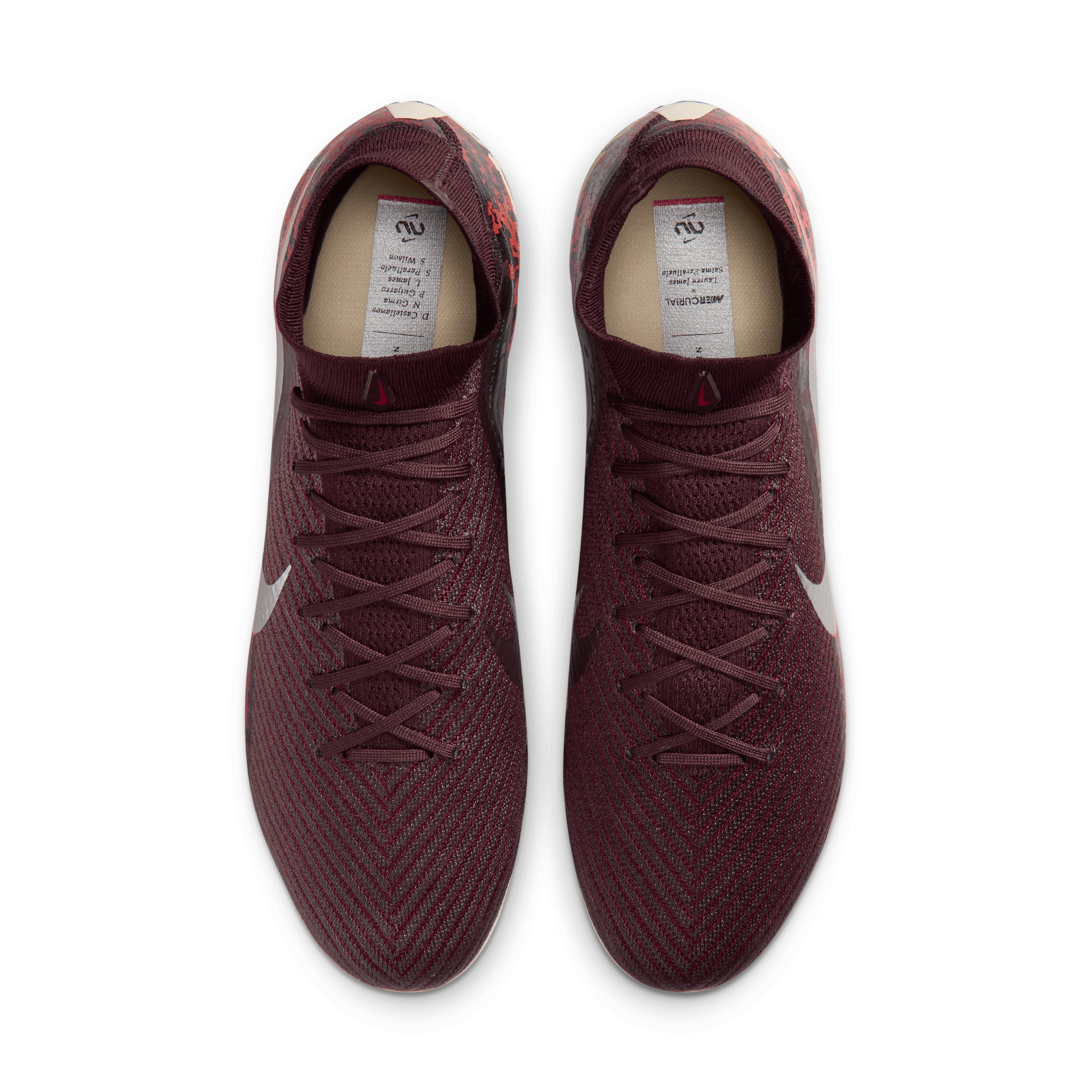 Nike Youth United Superfly 10 Elite FG-Burgundy Crush/metallic Silver
