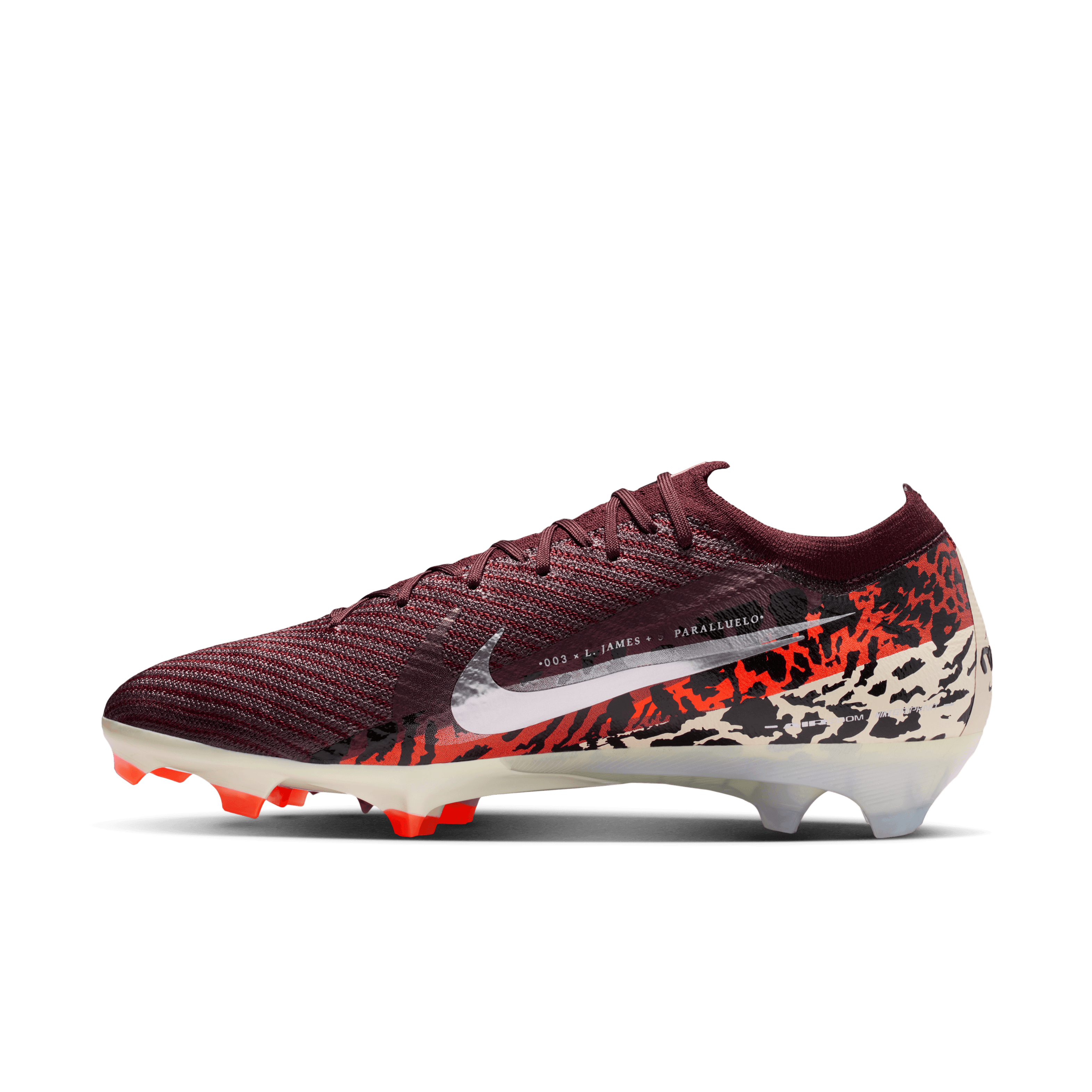Nike United Vapor 16 Elite FG- Burgundy Crush/metallic Silver