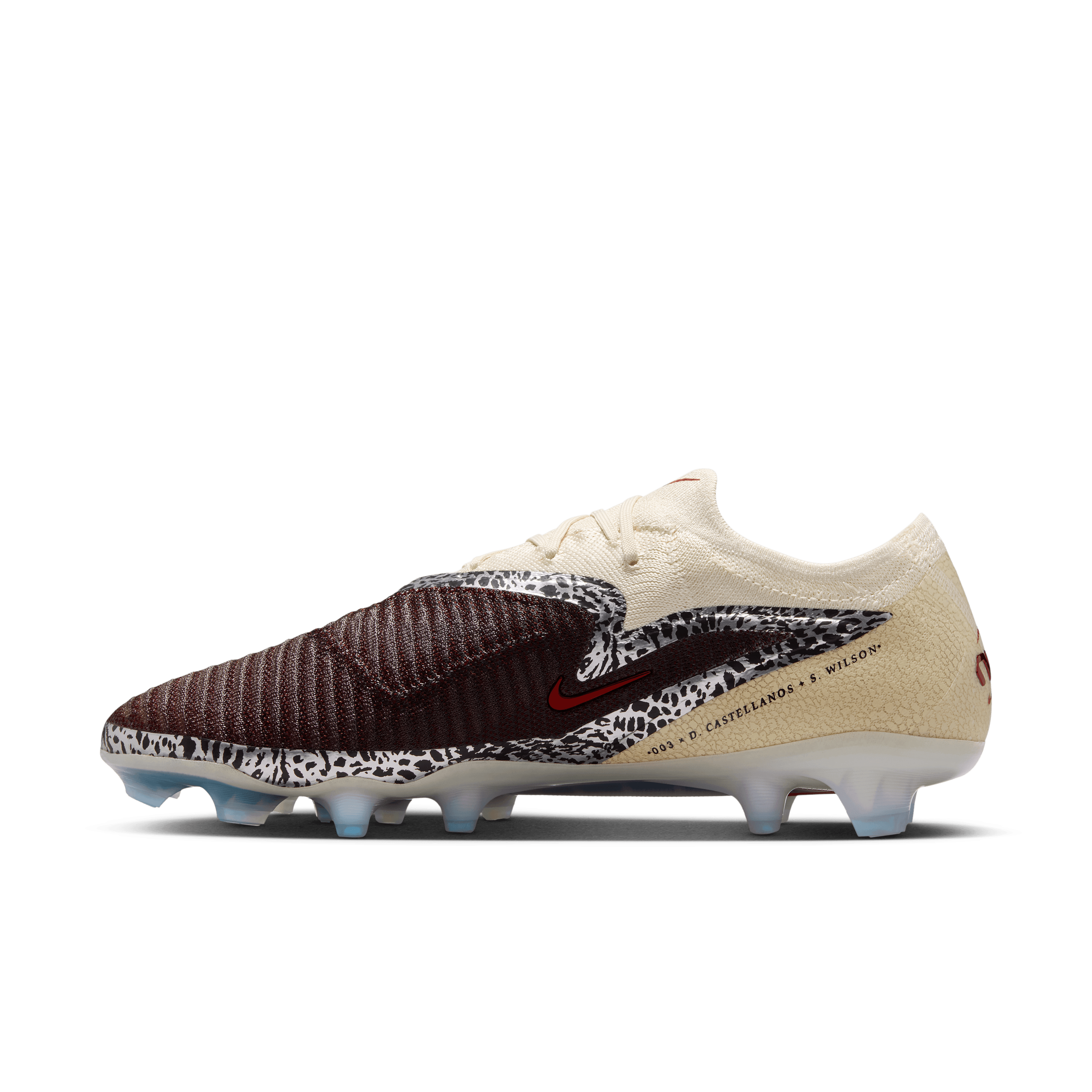 Nike United Phantom 6 Low Elite FG-Burgundy Crush/university Red-fossil