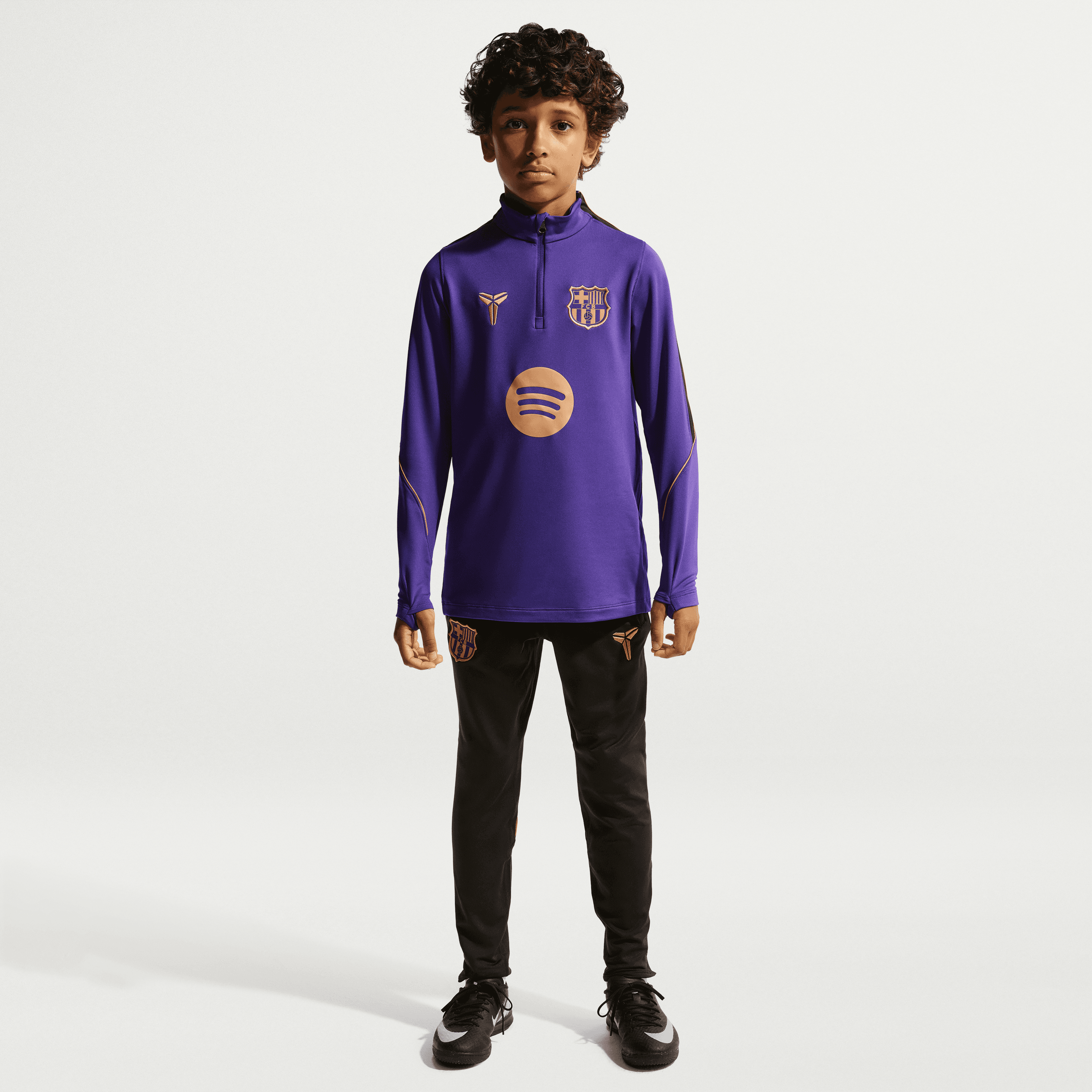 Nike Youth FC Barcelona Kobe Dri-FIT Soccer Knit Drill Top