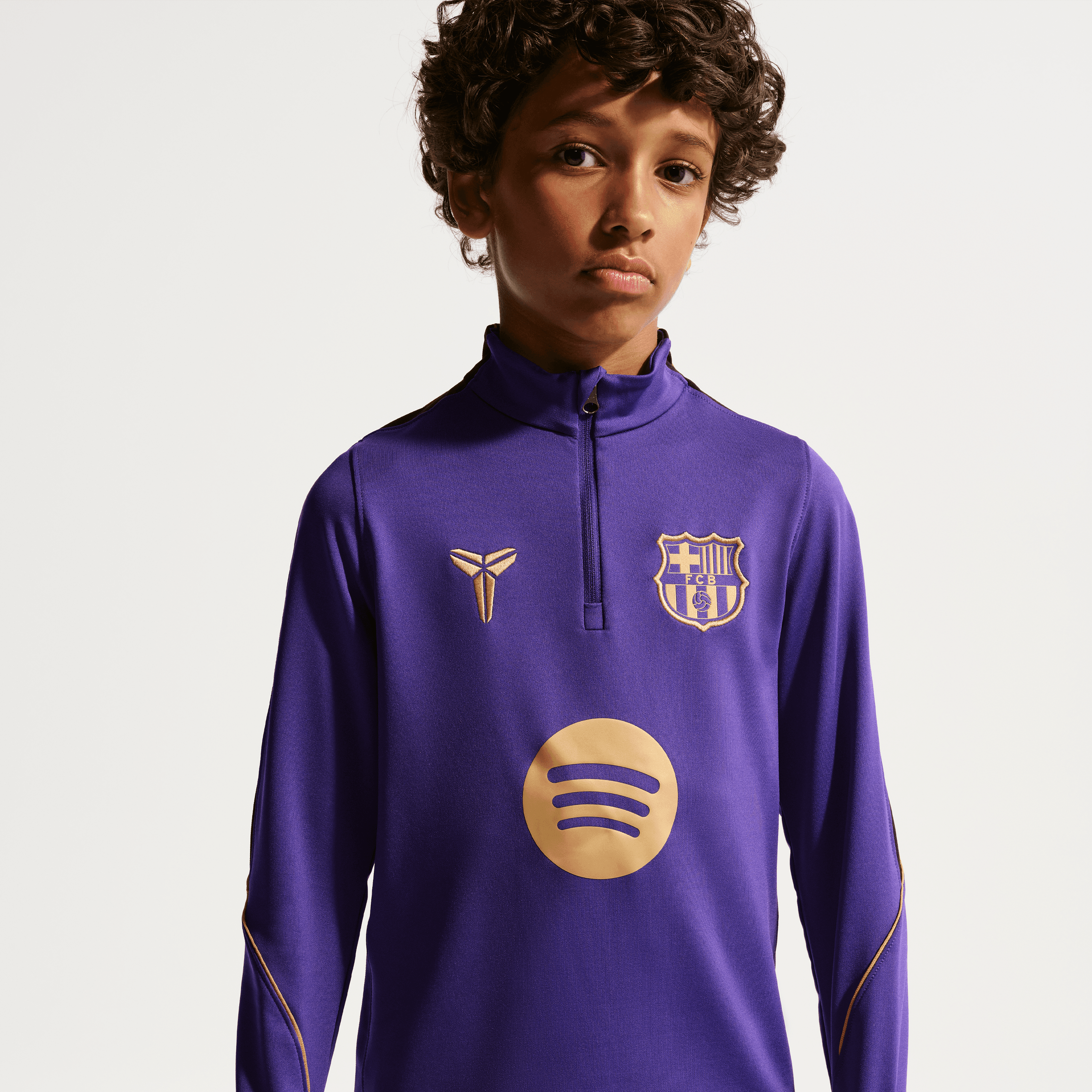 Nike Youth FC Barcelona Kobe Dri-FIT Soccer Knit Drill Top