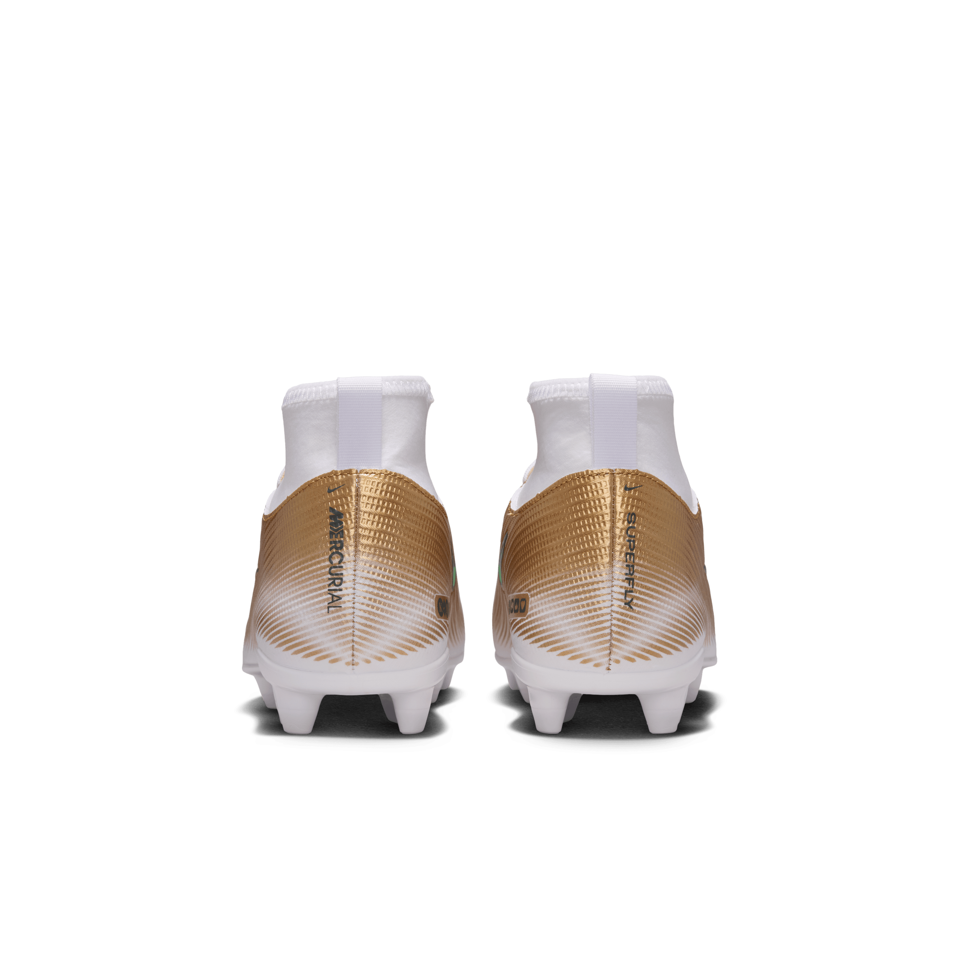 Nike Jr. Mercurial Superfly 11 Club "Kylian Mbappé" MG/FG-METALLIC GOLD/GREEN GLOW