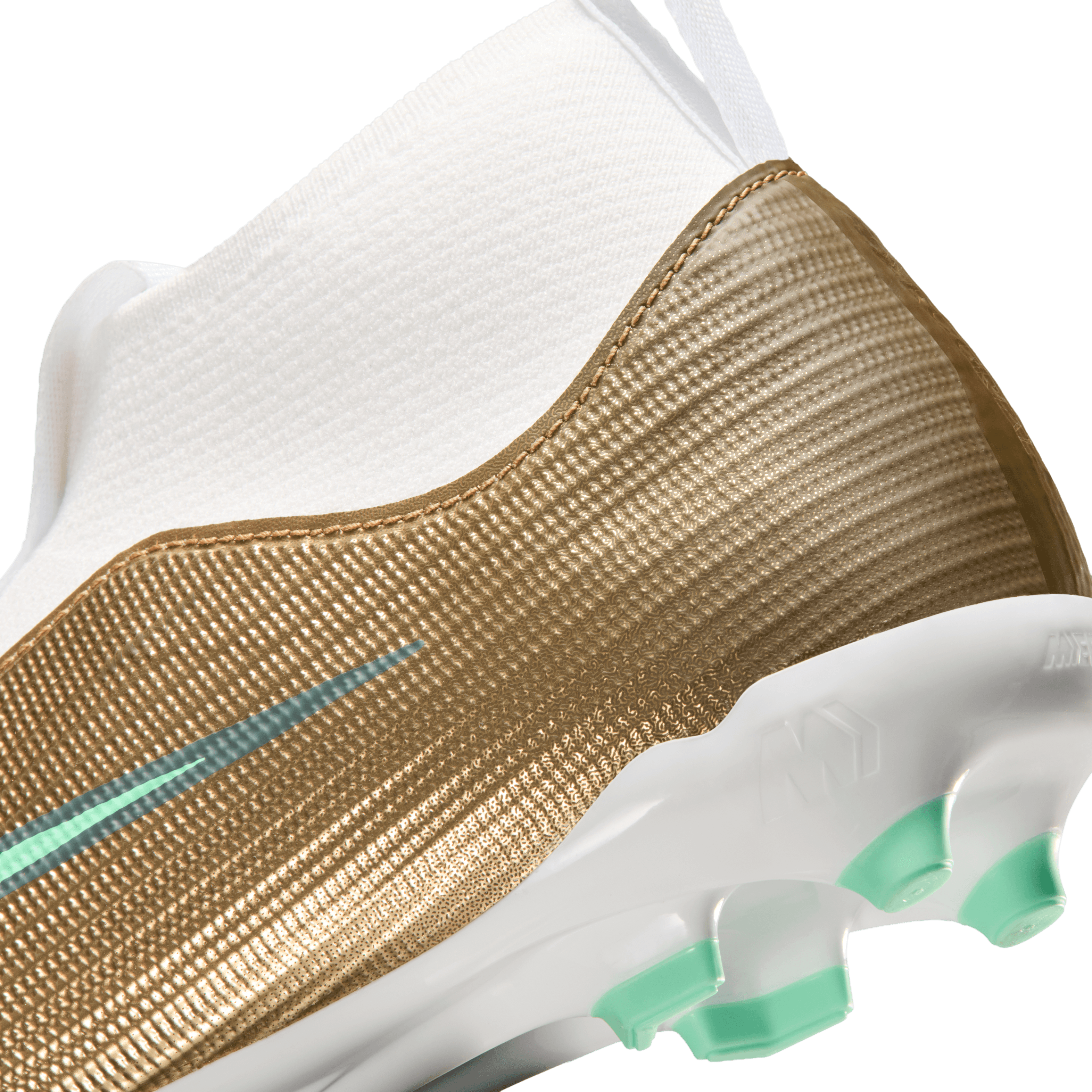 Nike Jr. Mercurial Superfly 11 Academy "Kylian Mbappé" MG-METALLIC GOLD/GREEN GLOW