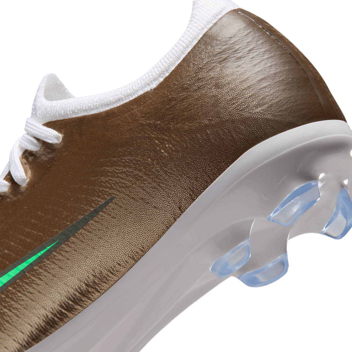 Nike Jr. Mercurial Vapor 17 Pro Kylian Mbappe FG Metallic Gold Green Glow outsole detail
