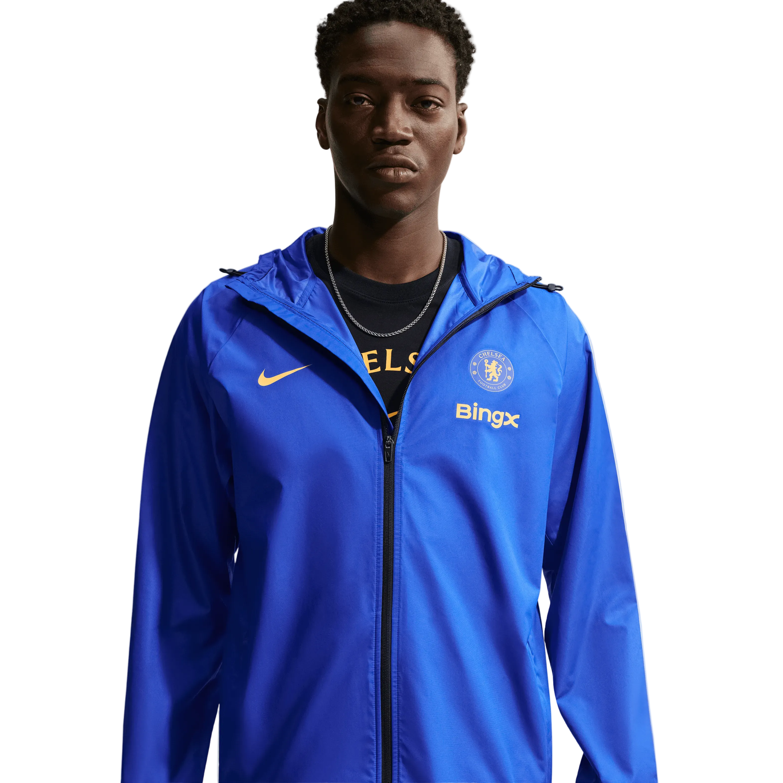 Nike Chelsea FC Academy Pro Storm-FIT Soccer Hooded Rain Jacket