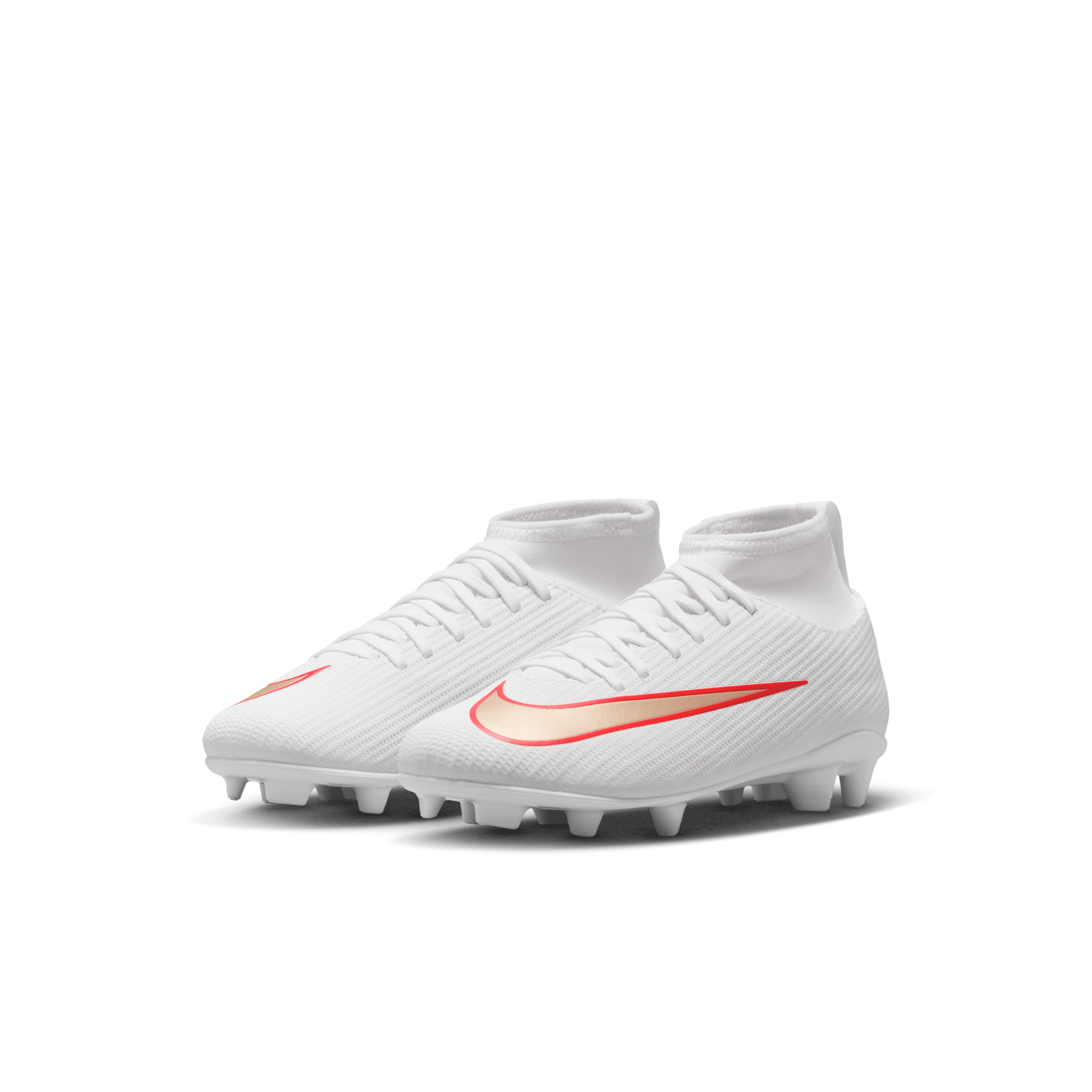 Nike Jr. Mercurial Superfly 11 Club FG - White/Blur-Bright Crimson