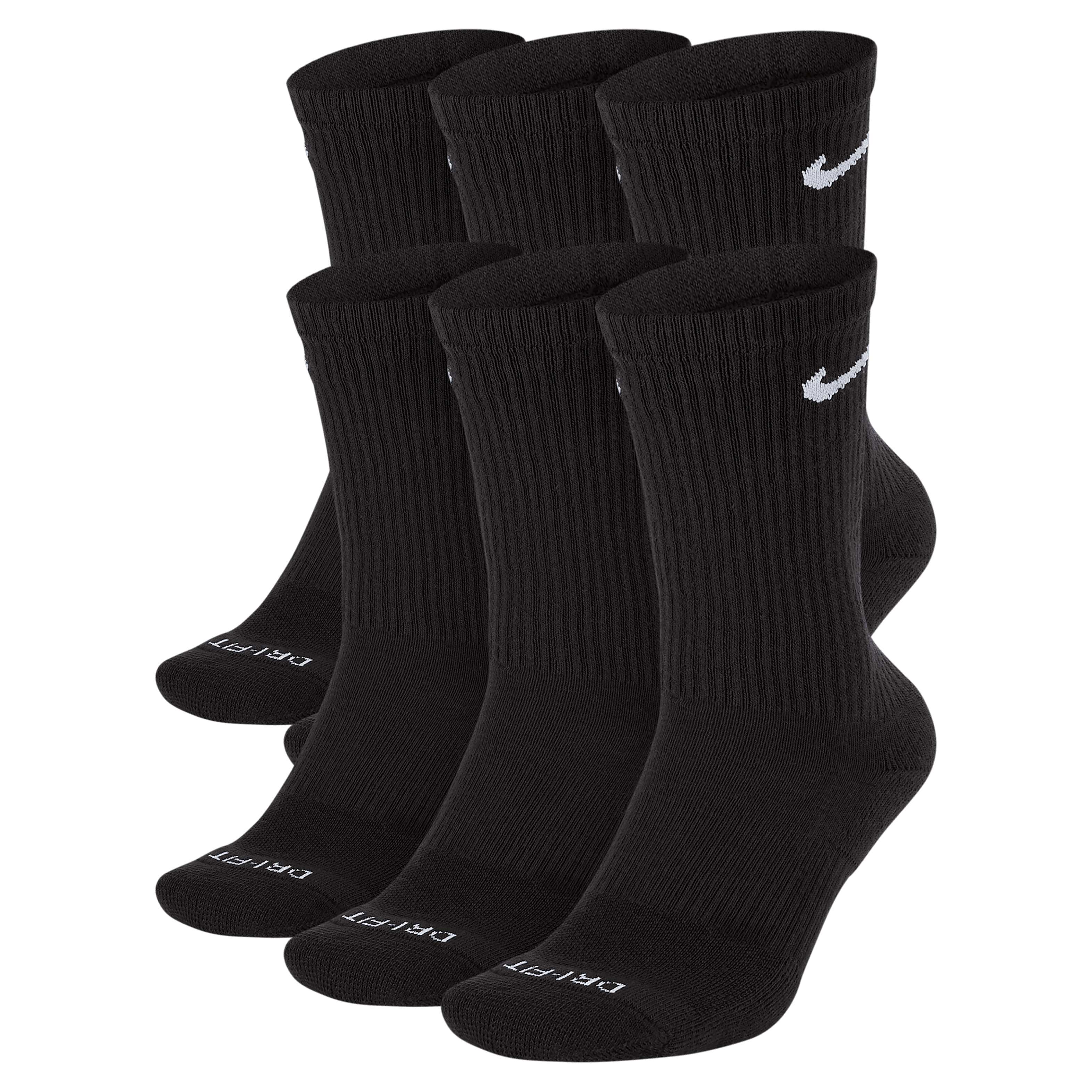 Nike Everyday Plus Cushioned Training Crew Socks (6 Pairs)
