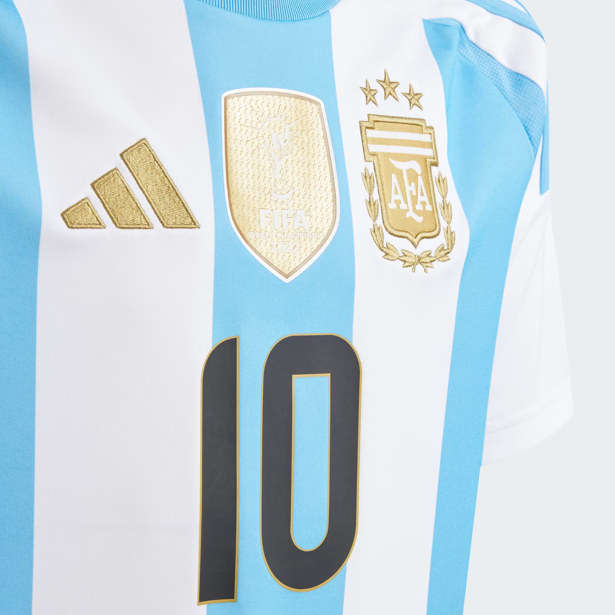 Adidas Youth Argentina (MESSI #10) Home Stadium Jersey 2024