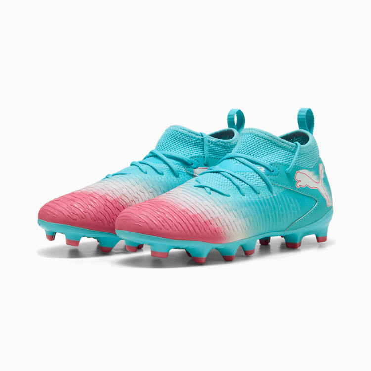 Puma Jr Future 8 Match RCHR FG/AG-Hero Blue/ White/Sunset pink