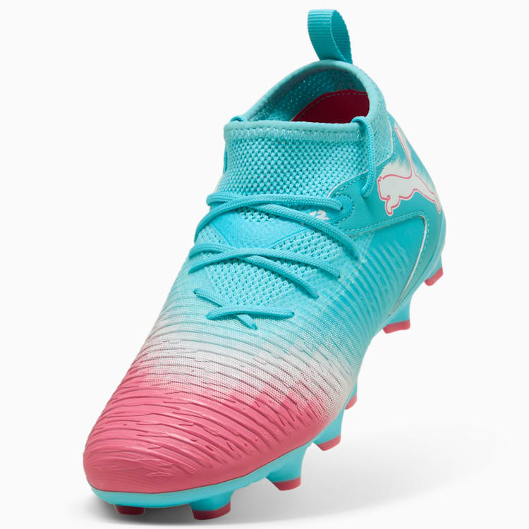 Puma Jr Future 8 Match RCHR FG/AG-Hero Blue/ White/Sunset pink