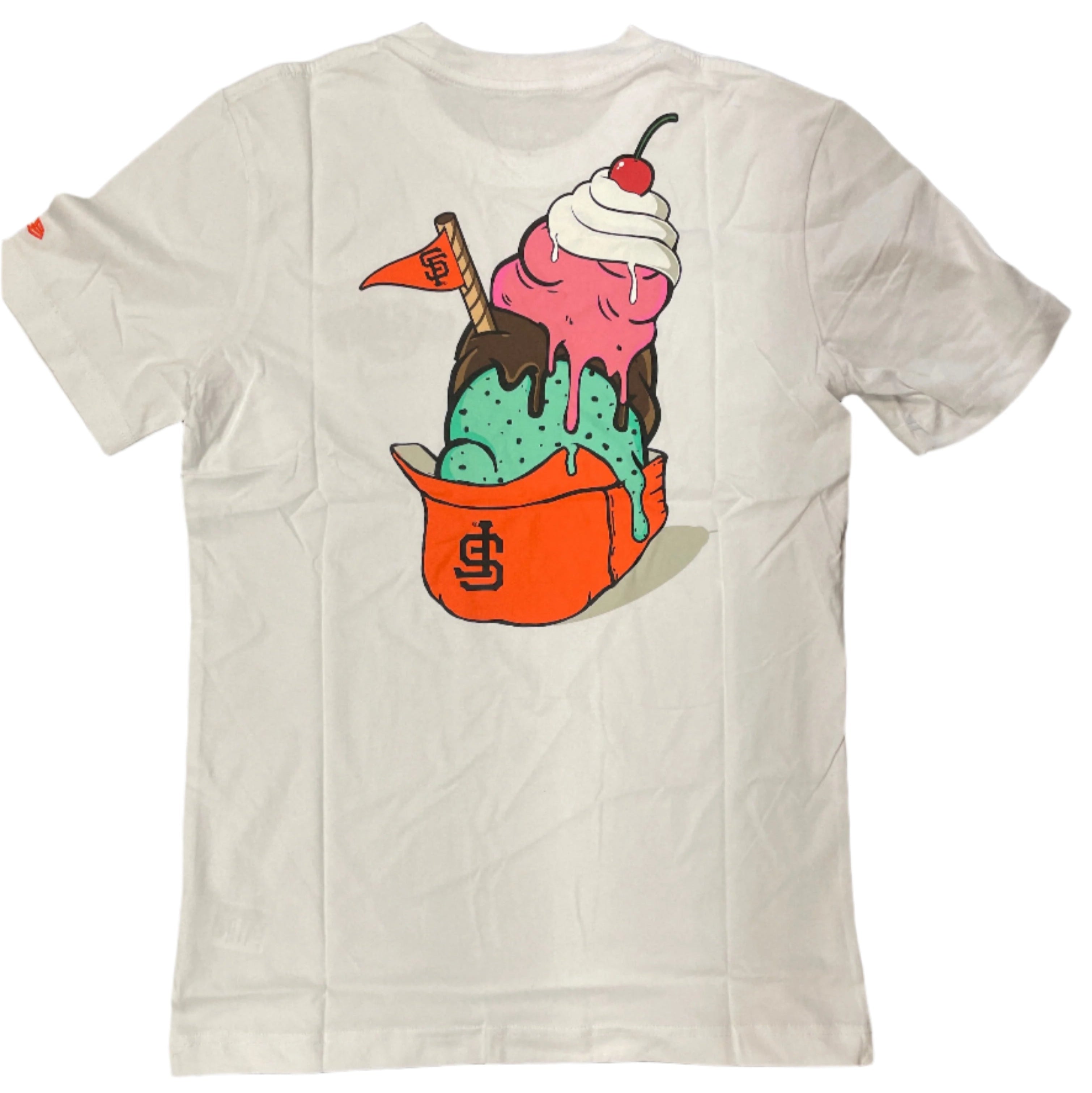 New Era Men's San Francisco Giants Sundae Helmet T-Shirt