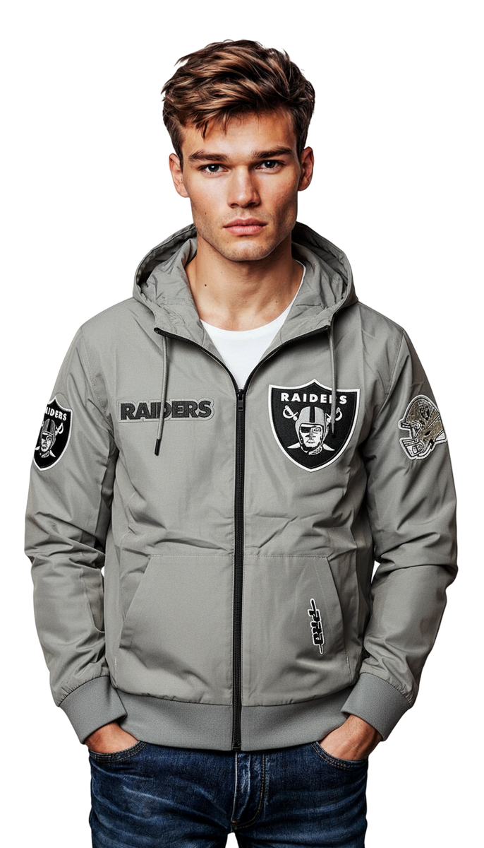 Pro Standard Men's Las Vegas Raiders Classic Wind Suit Woven Full-Zip