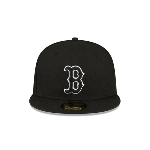 NEW ERA BOSTON RED SOX 1999 ALL STAR GAME SIDE PATCH BLACK ON WHITE 59FIFTY FITTED HAT