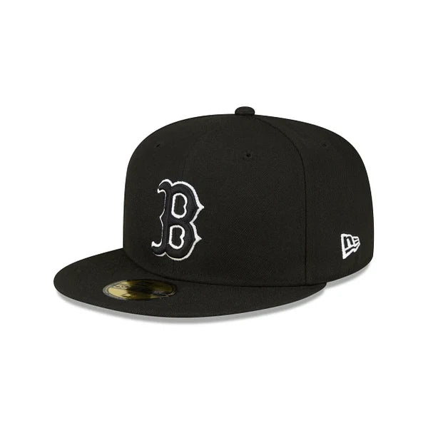 NEW ERA BOSTON RED SOX 1999 ALL STAR GAME SIDE PATCH BLACK ON WHITE 59FIFTY FITTED HAT