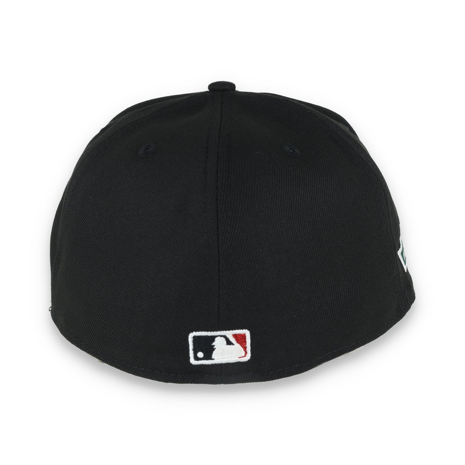 New Era Boston Red Sox 100th Anniversary Metallic Logo Side Patch 59fifty Fitted Hat-Black