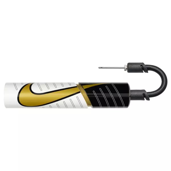 Nike Essential Ball Pump-White/Gold/Black