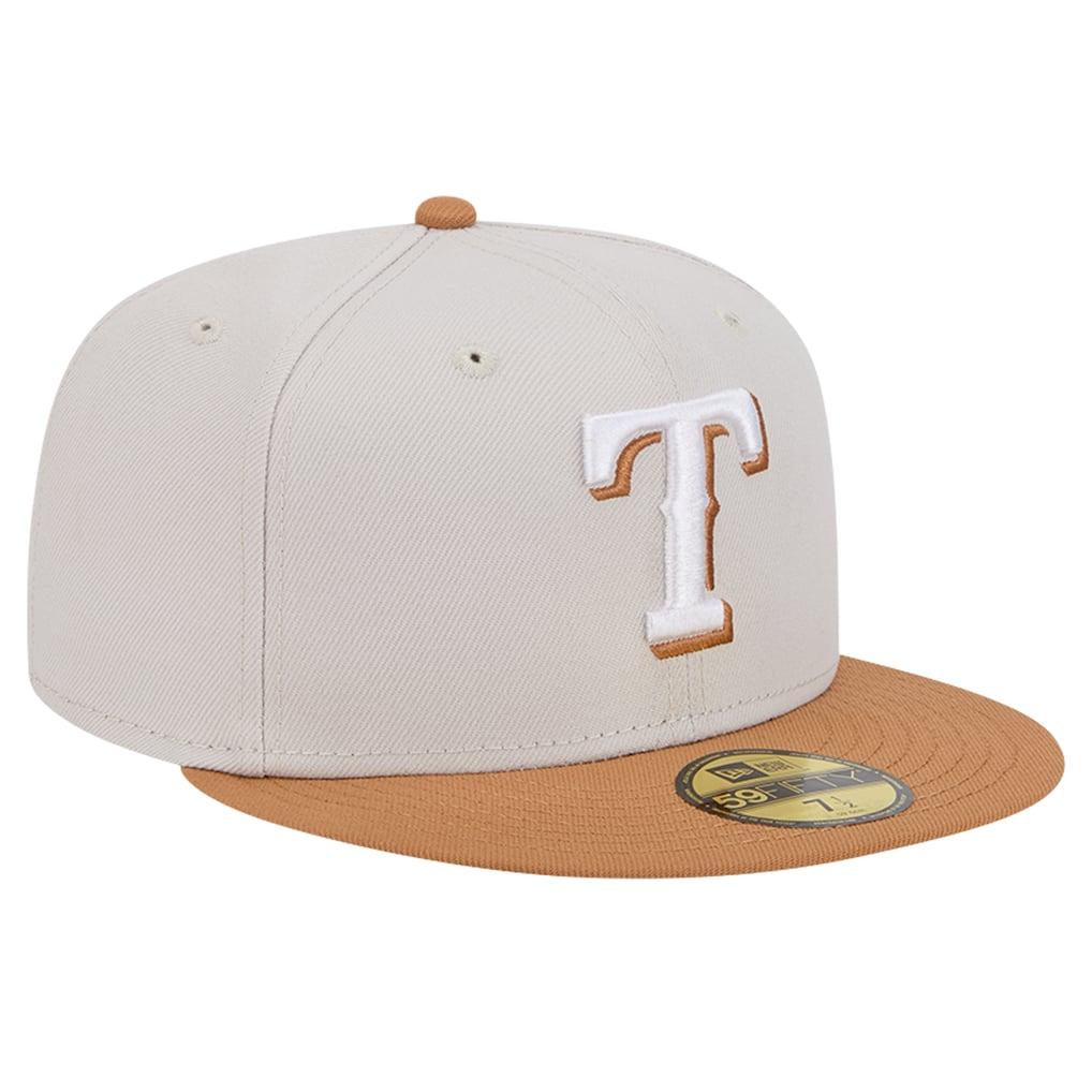 New Era Texas Rangers TWO-TONE COLOR PACK 59FIFTY Fitted hat-Khaki/Grey