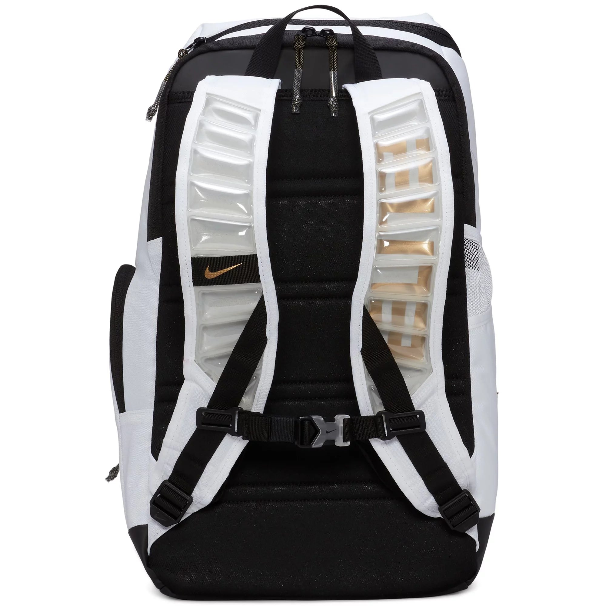 Nike Hoops Elite Backpack-White/Black/Gold