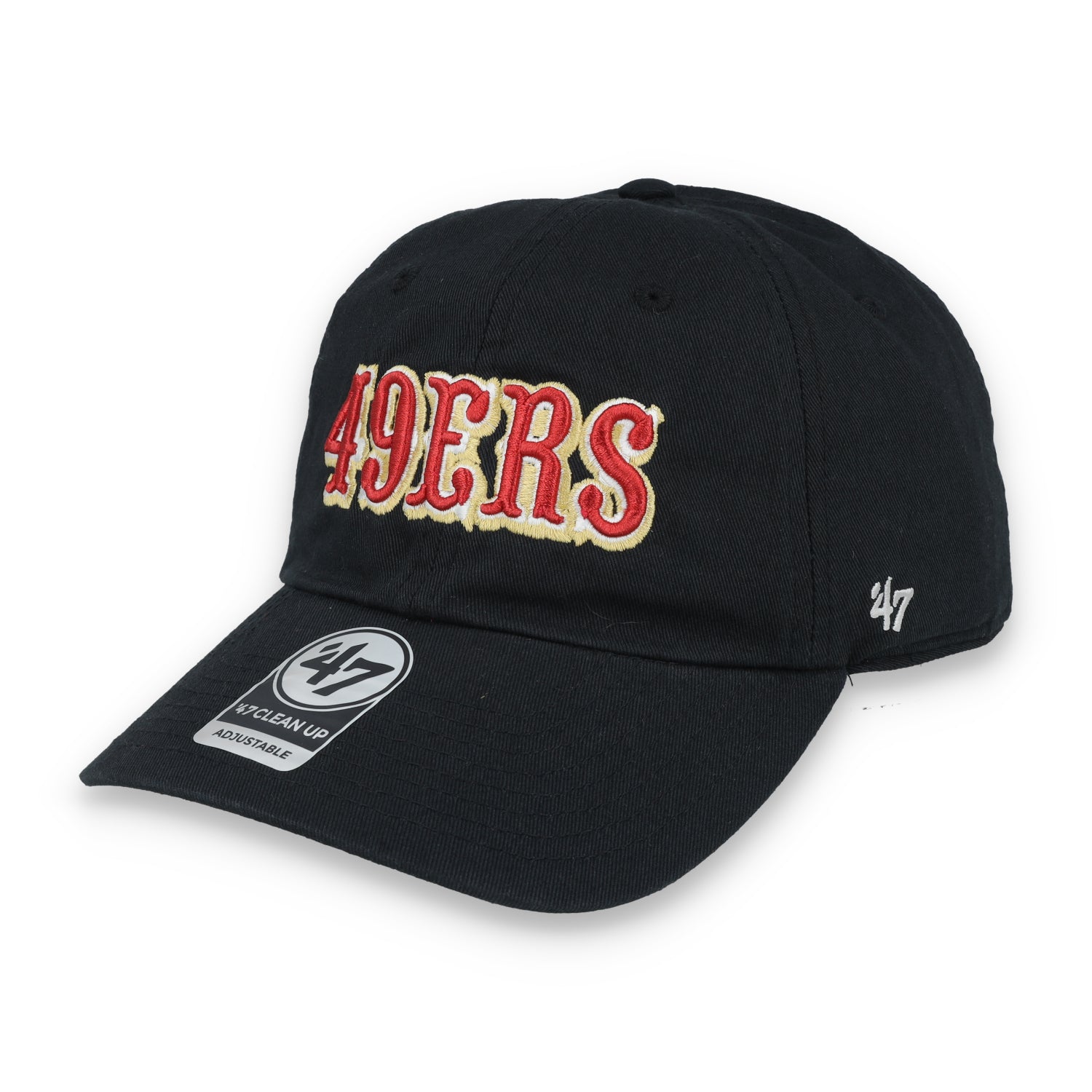 '47 Brand San Francisco 49ers MVP Adjustable Hat-Black