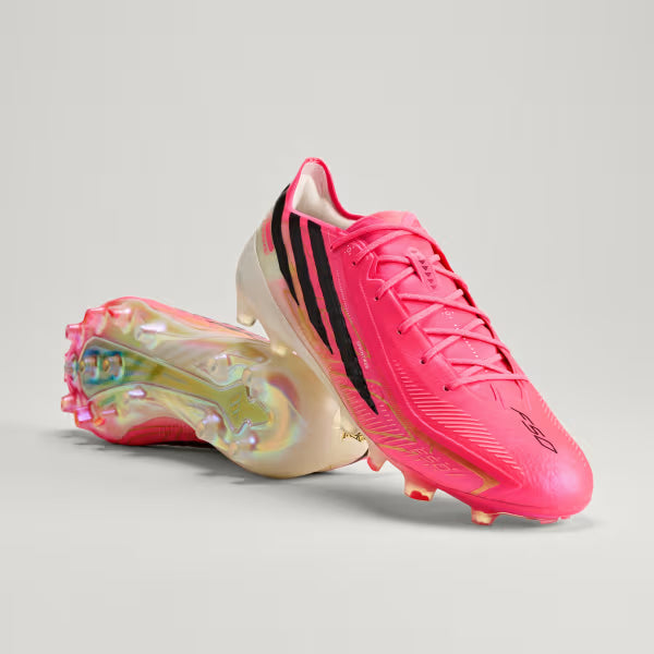 Adidas F50 Hyperfast Elite Firm Ground Football Boots - SOLTUR/CBLACK/GOLDMT