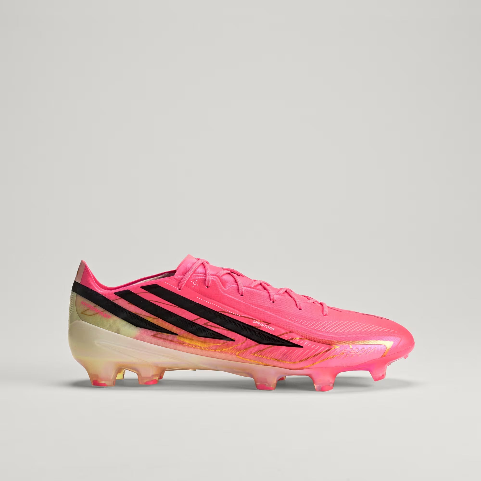 Adidas F50 Hyperfast Elite Firm Ground Football Boots - SOLTUR/CBLACK/GOLDMT