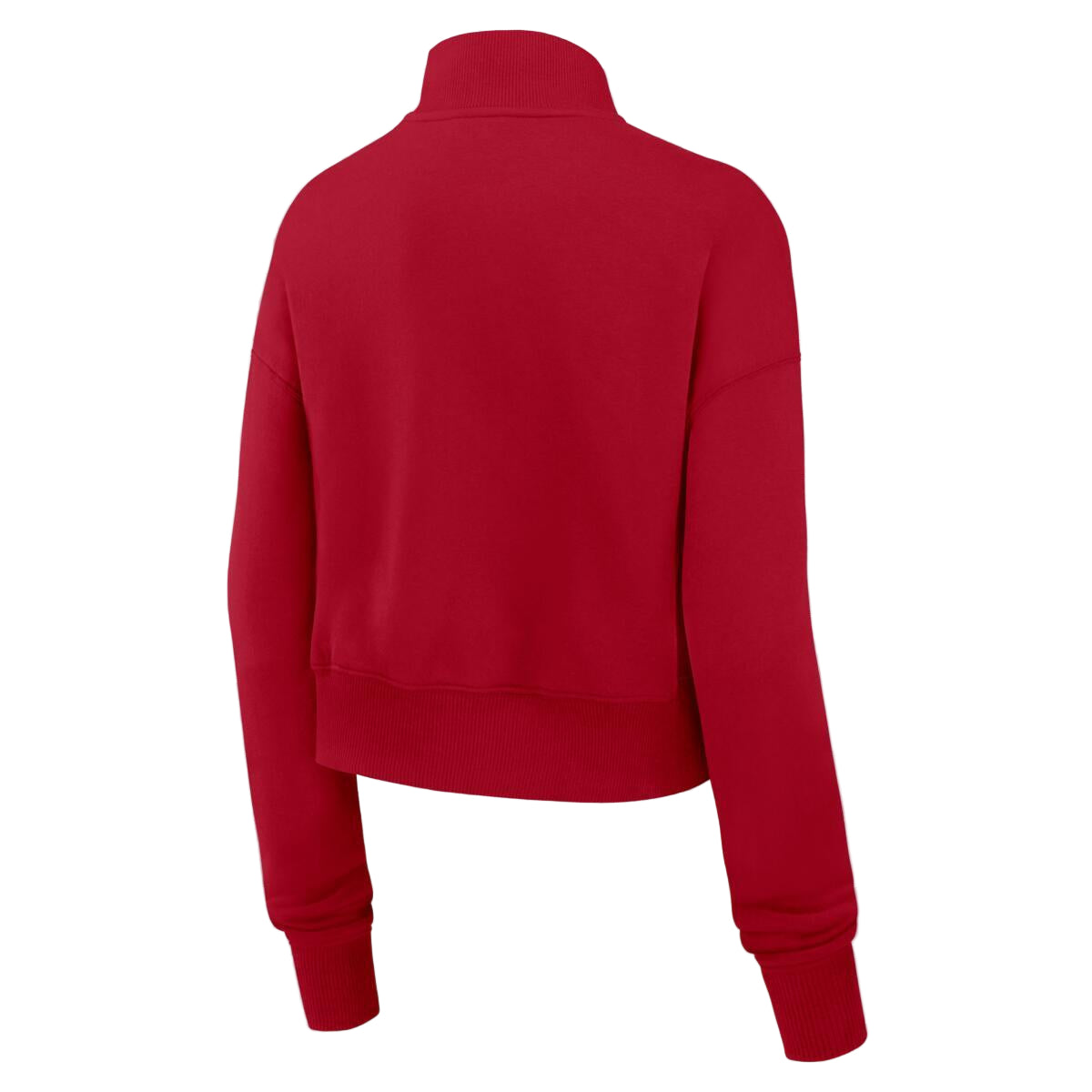 Nike Women's San Francisco 49ers Cropped Phoenix Hoodie-Red