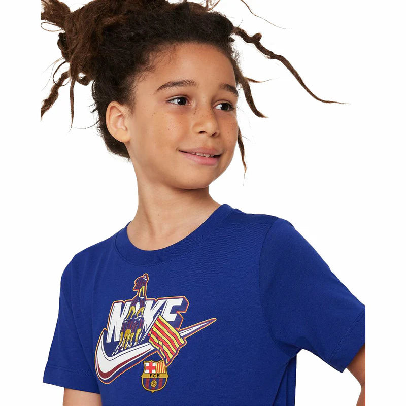 Nike FC Barcelona Big Kids' Soccer T-Shirt