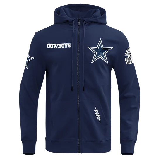 Pro Standard Men's Dallas Cowboys Classic Wind Suit Woven Full-Zip-Navy